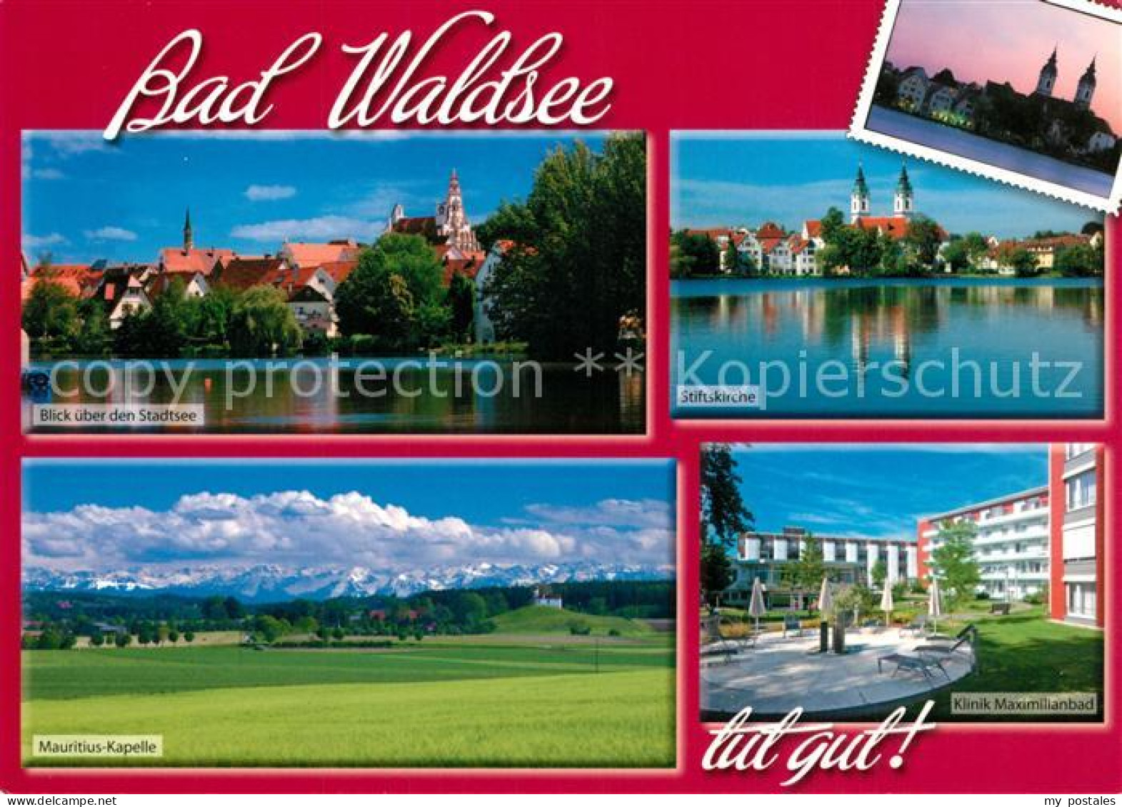 73233439 Waldsee Bad Stiftskirche Stadtsee Klinik Maximilianbad Waldsee Bad - Bad Waldsee