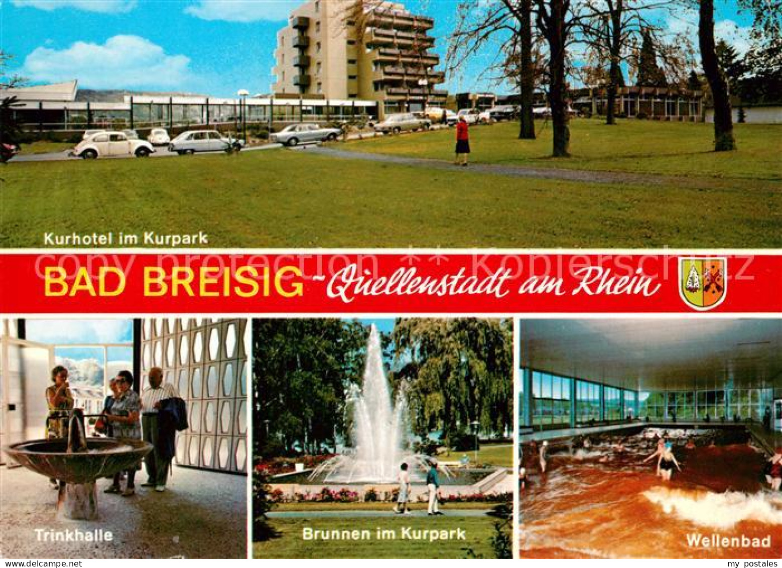 73233428 Breisig Bad Kurhotel Brunnen Kurpark Wellenbad Trinkhalle Breisig Bad - Bad Breisig