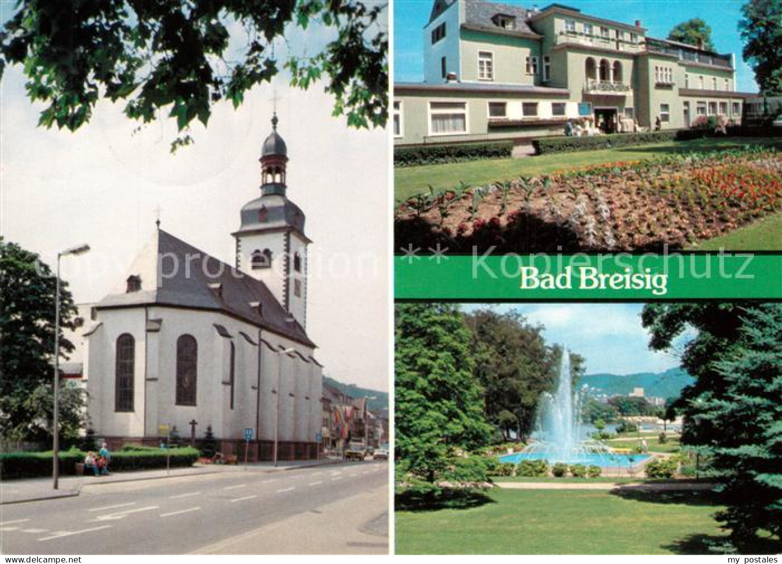 73233427 Breisig Bad Kirche Kurpark Fontainen Breisig Bad - Bad Breisig