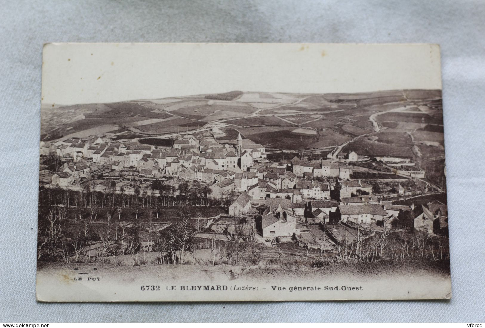 Le Bleymard, Vue Générale Sud Ouest, Lozère 48 - Le Bleymard