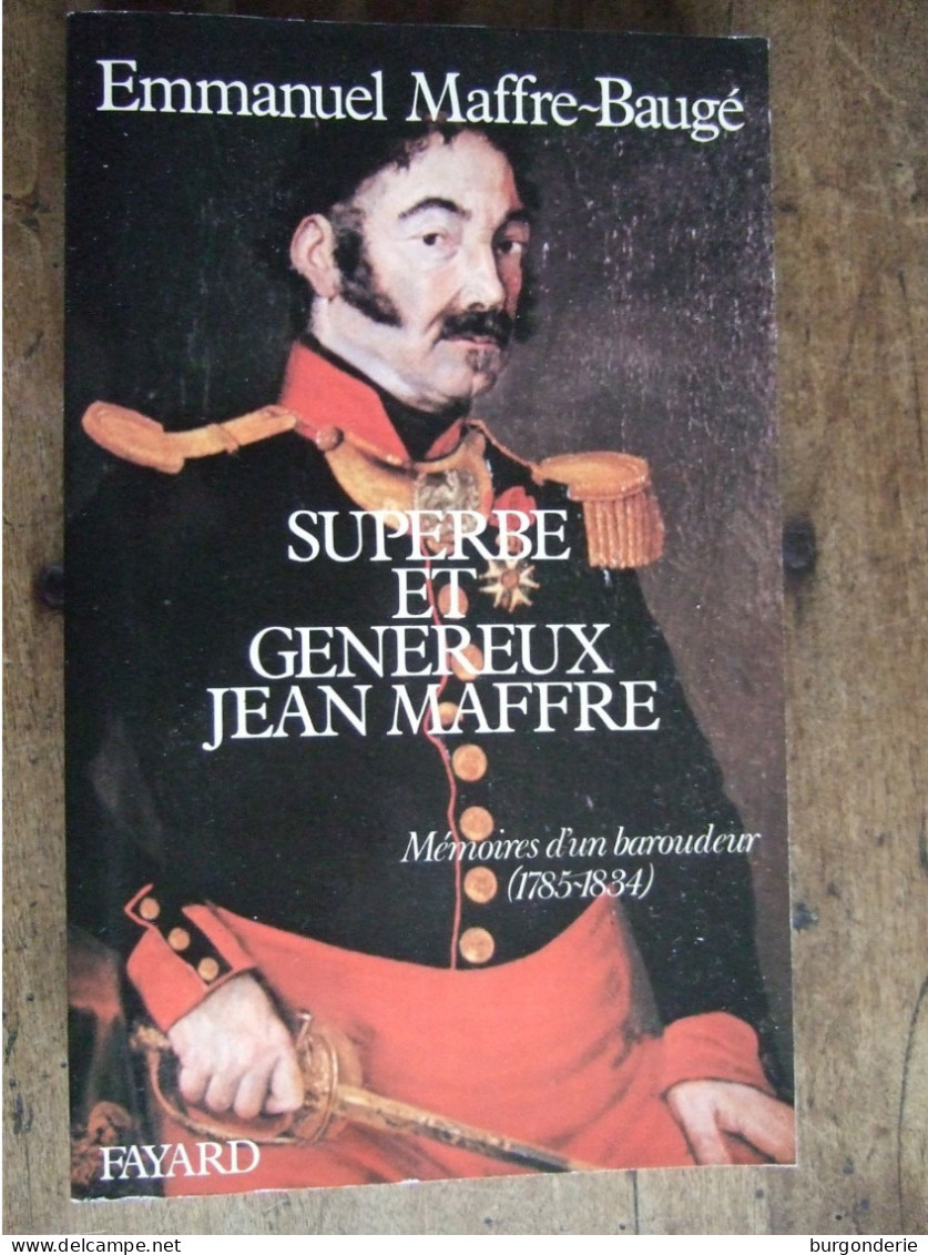 SUPERBE ET GENEREUX JEAN MAFFRE / 1982 / DEDICACE - Libros Autografiados
