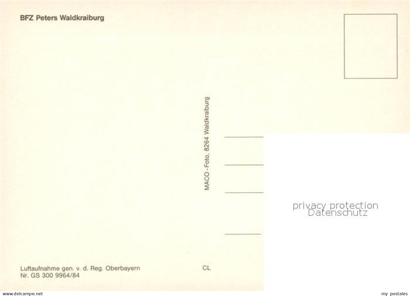 73232806 Waldkraiburg Berufsfoerderungszentrum BFZ Peters Fliegeraufnahme Cafete - Waldkraiburg