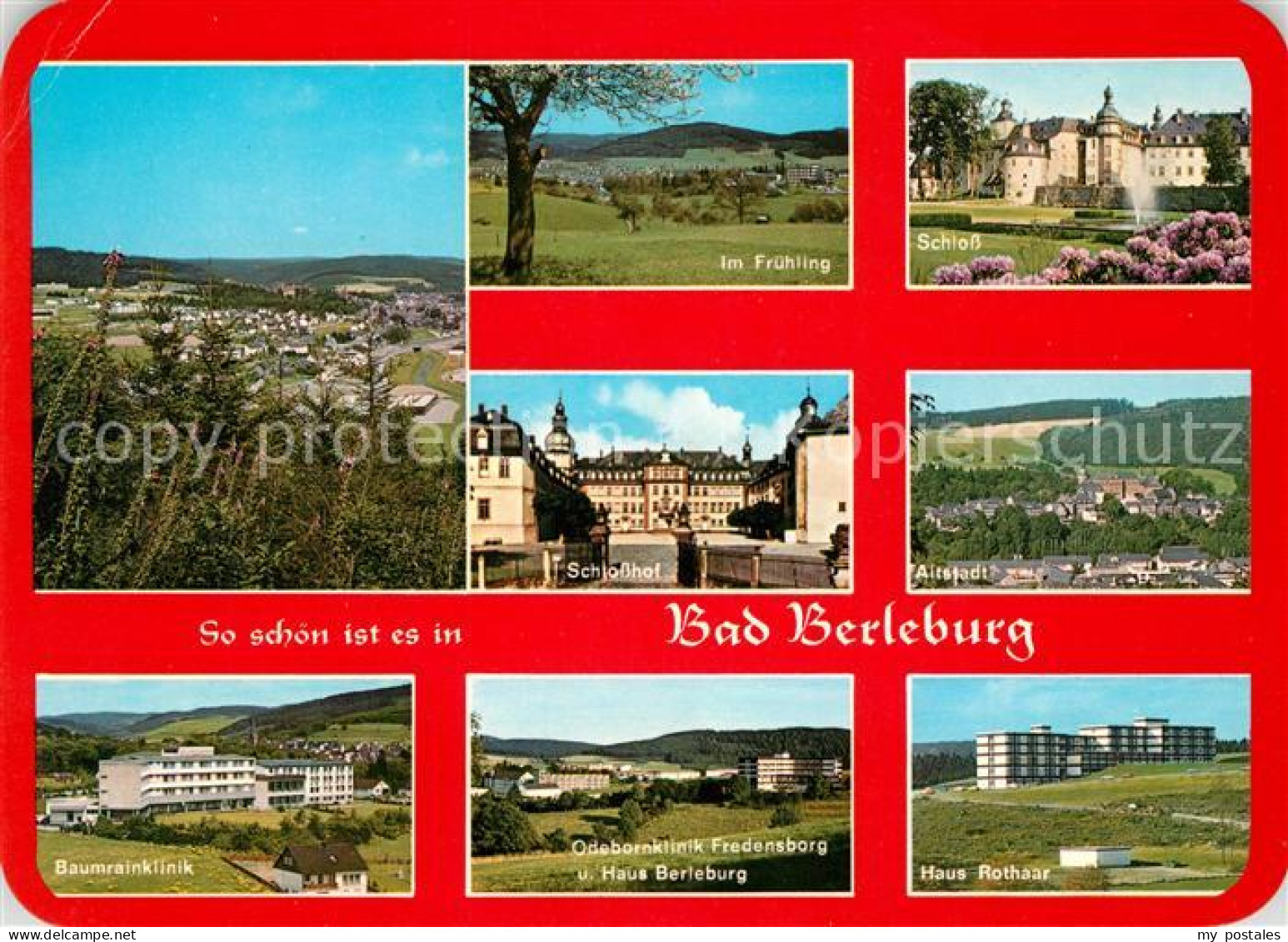 73232737 Bad Berleburg Fruehling Schloss Baumrainklinik Haus Rothaar Odebornklin - Bad Berleburg