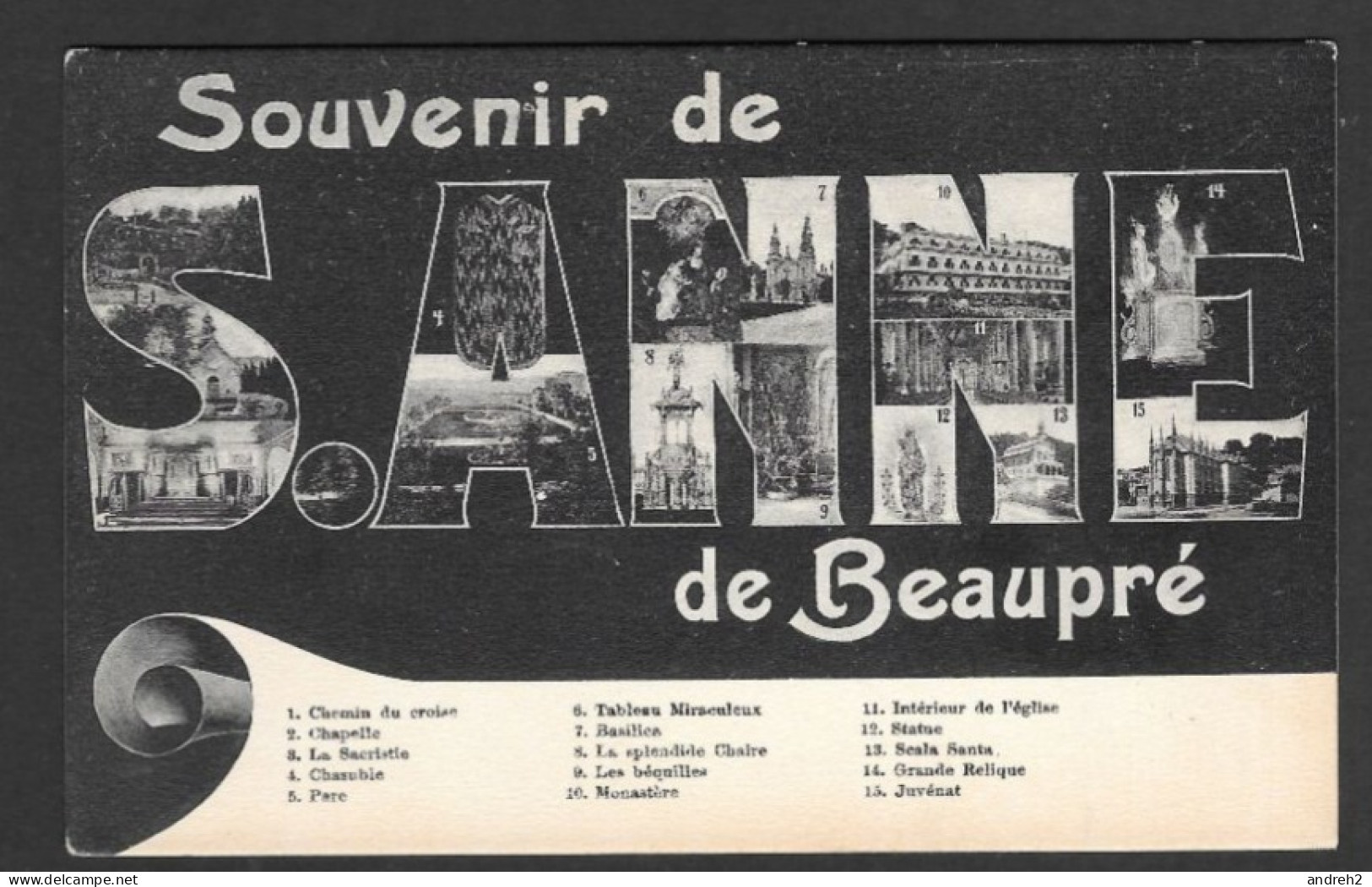 Ste Anne De Beaupré  Québec - C.P.A. Souvenir De Beaupré - Par Illustrated Post Card - N: 5711 - Ste. Anne De Beaupré