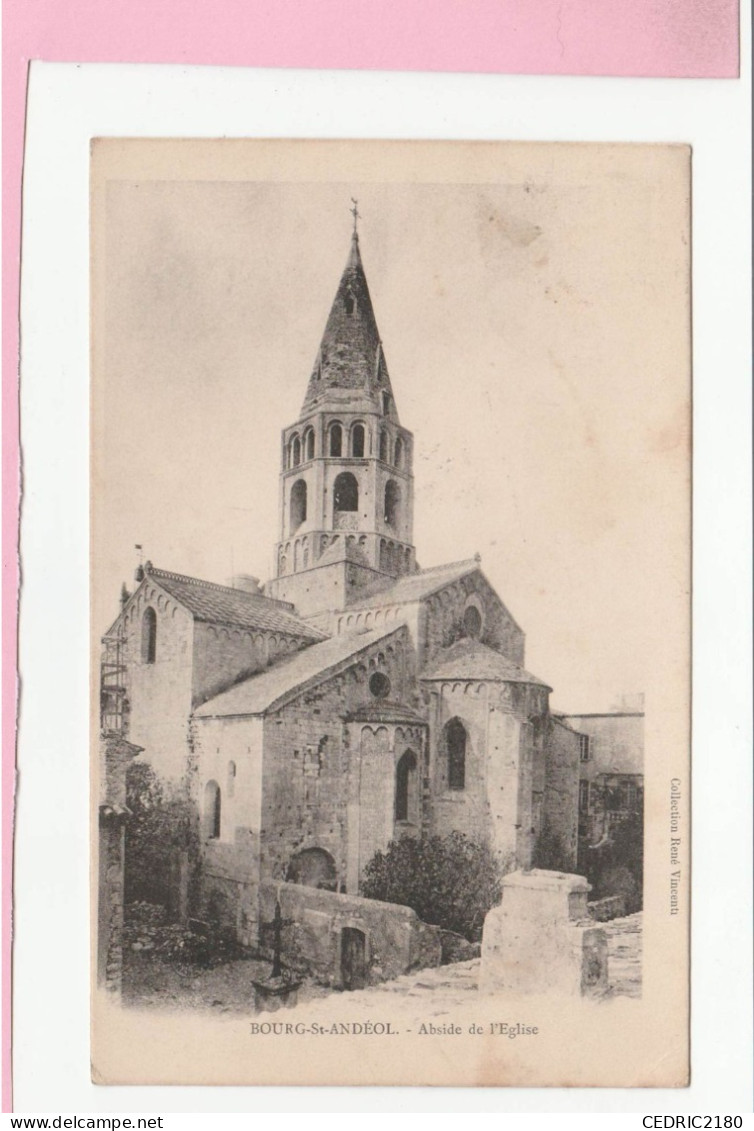 BOURG SAINT ANDEOL ABSIDE DE L'EGLISE - Bourg-Saint-Andéol