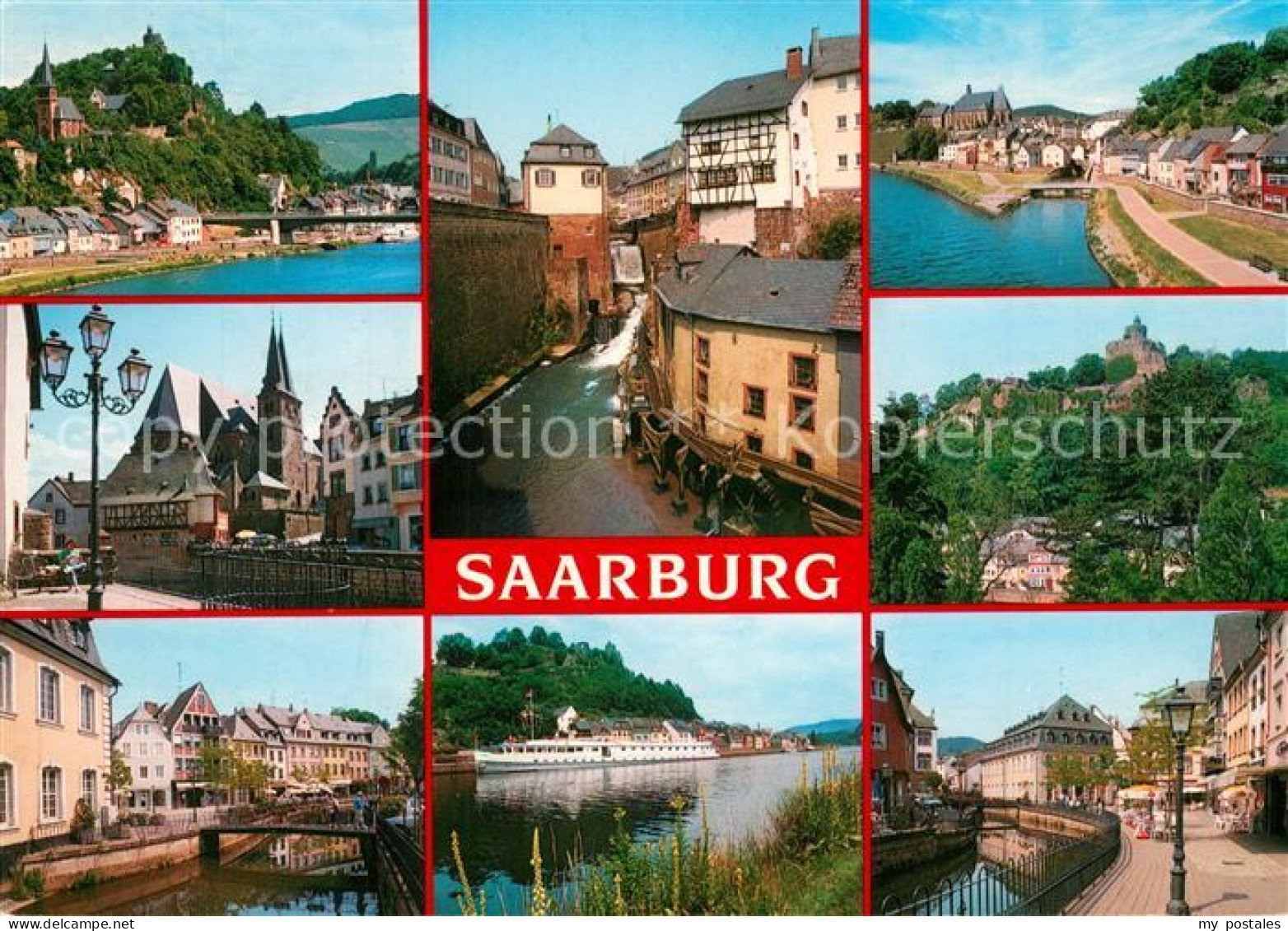 73232690 Saarburg Saar Stadtansichten Saarburg Saar - Saarburg