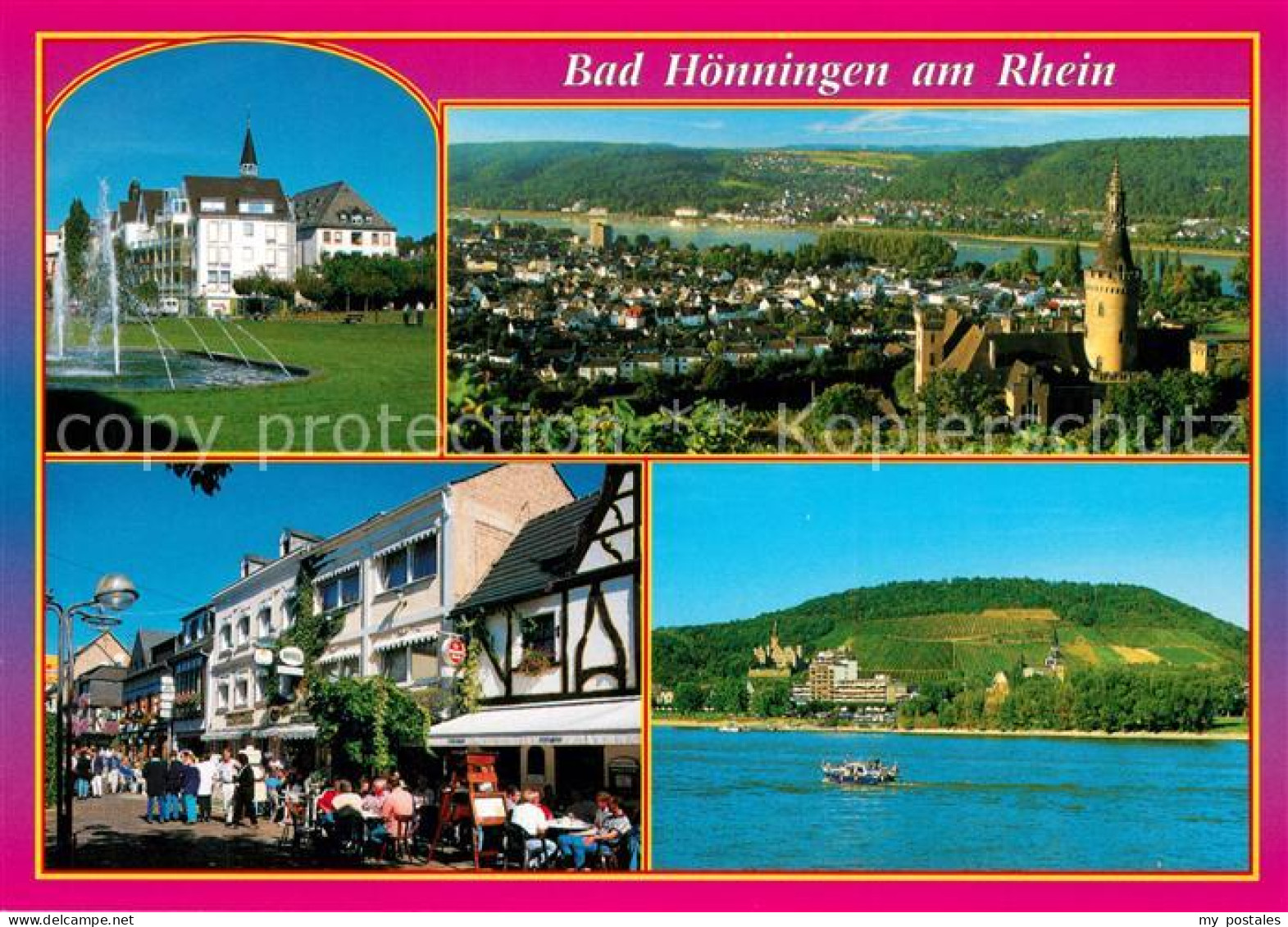 73232649 Bad Hoenningen Panorama Stadtansicht Burg Bad Hoenningen - Bad Hoenningen