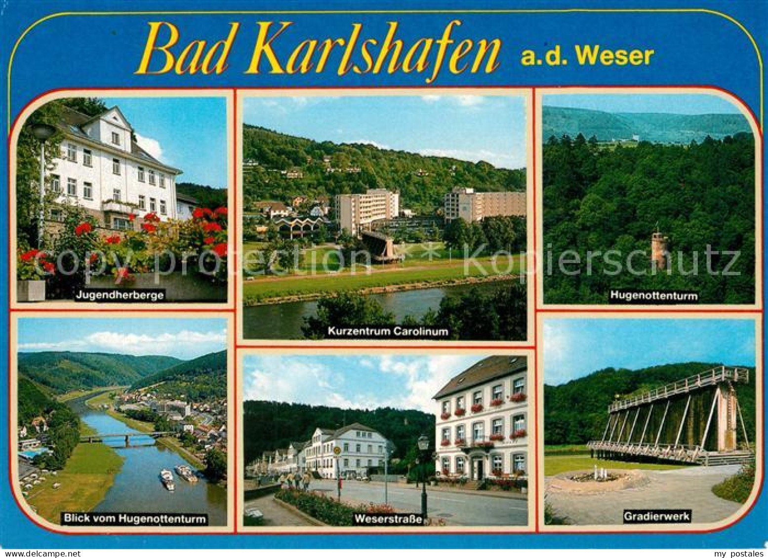 73232635 Bad Karlshafen Jugendherberge Kurzentrum Carolinum Hugenottenturm Gradi - Bad Karlshafen