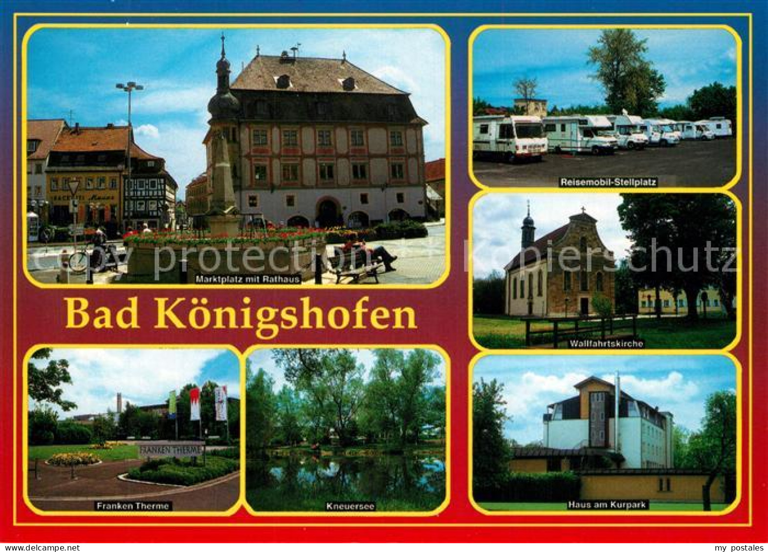 73232628 Bad Koenigshofen Marktplatz Rathaus Reisemobil Stellplatz Franken Therm - Bad Königshofen