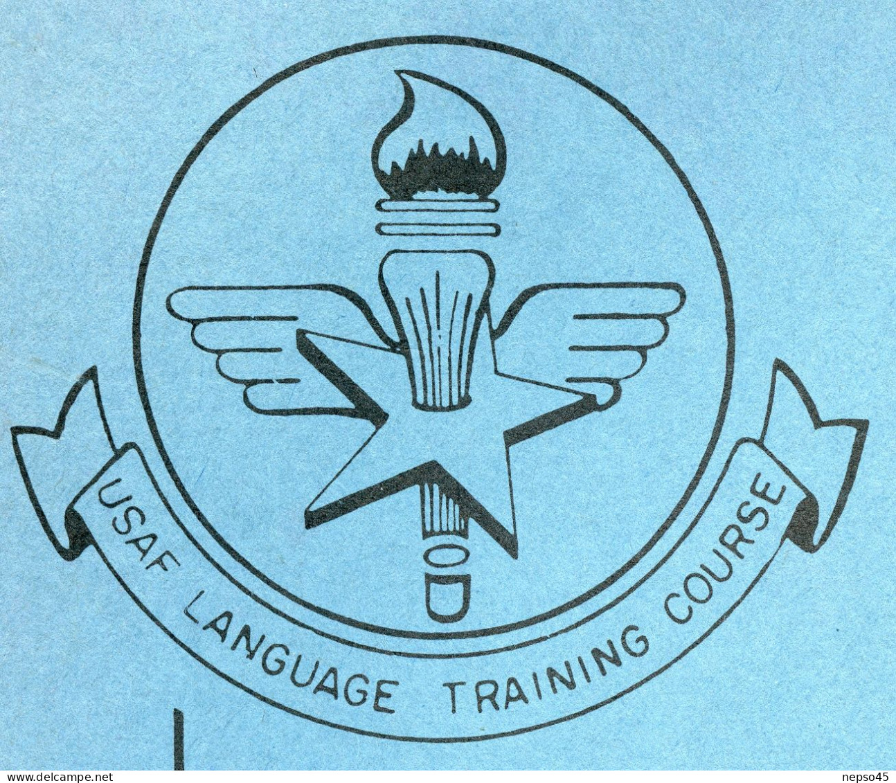 American Aviation English.Technical Phase.1954.HQ Officer Military Schools USAF.Lackland AFB.San Antonio.Texas. - Aviation