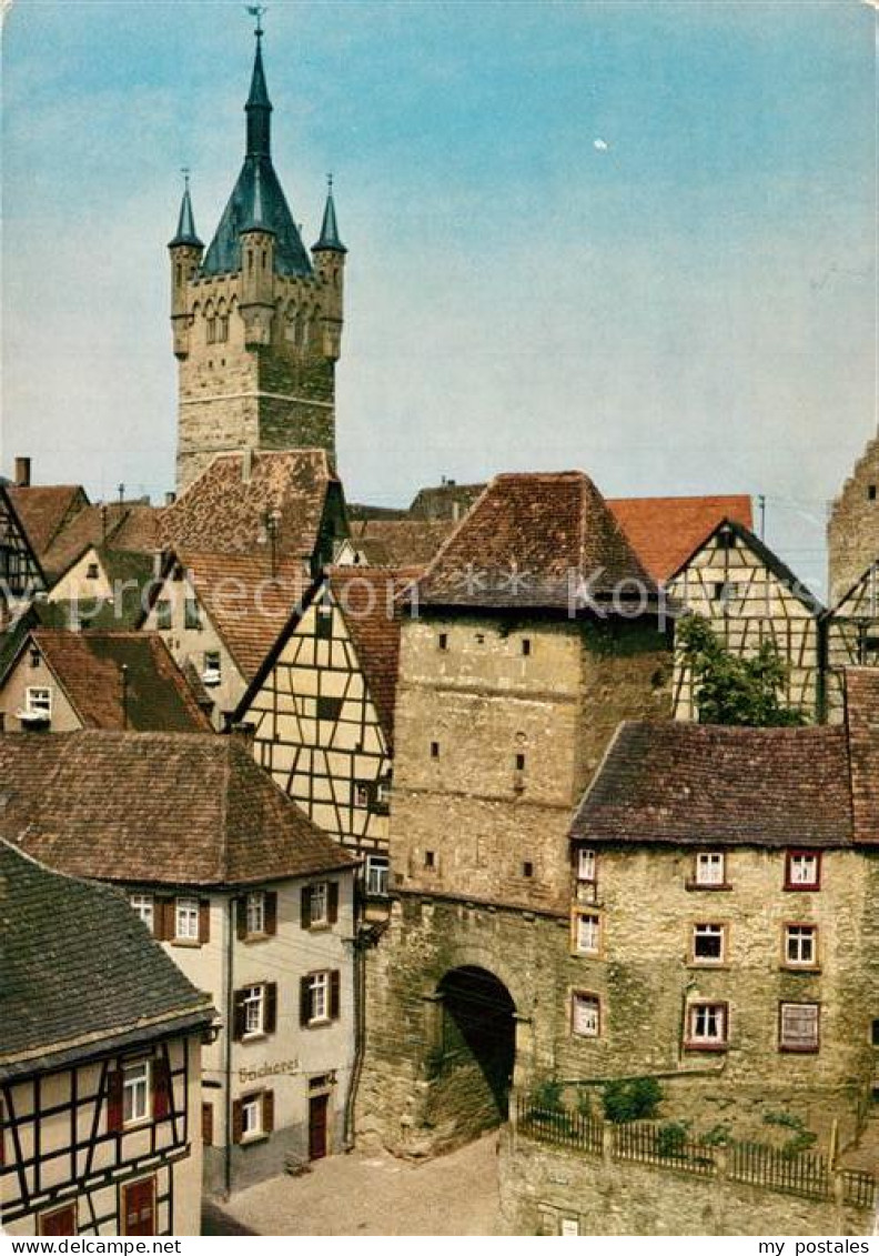 73232563 Bad Wimpfen Hohenstaufentor Blauer Turm Bad Wimpfen - Bad Wimpfen