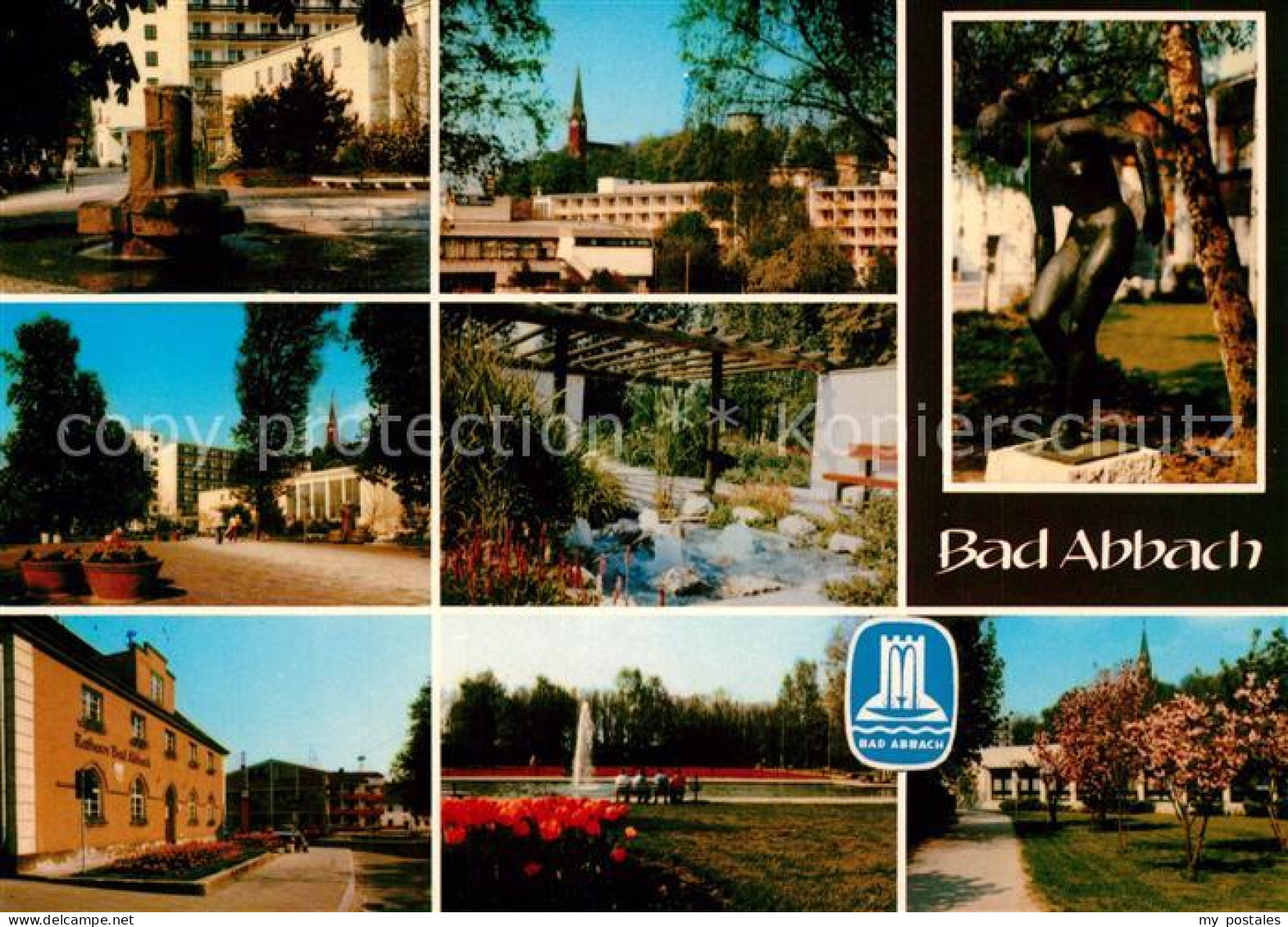 73232558 Bad Abbach Rathaus Kurpark Brunnen Statue  Bad Abbach - Bad Abbach