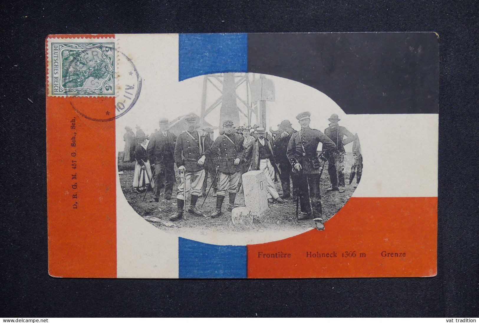 DOUANE  - Carte Postale De La Frontière Au  Hohneck Avec Douaniers Franco / Allemand - L 150359 - Douane