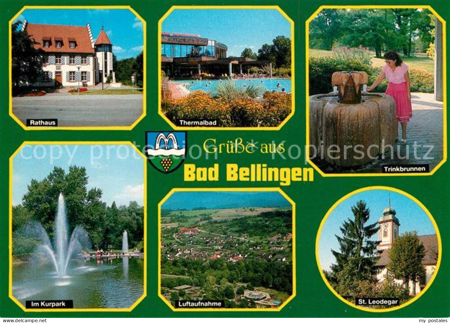 73232538 Bad Bellingen Rathaus Kurpark Thermalbad Trinkbrunnen Sankt Leodegar Ba - Bad Bellingen