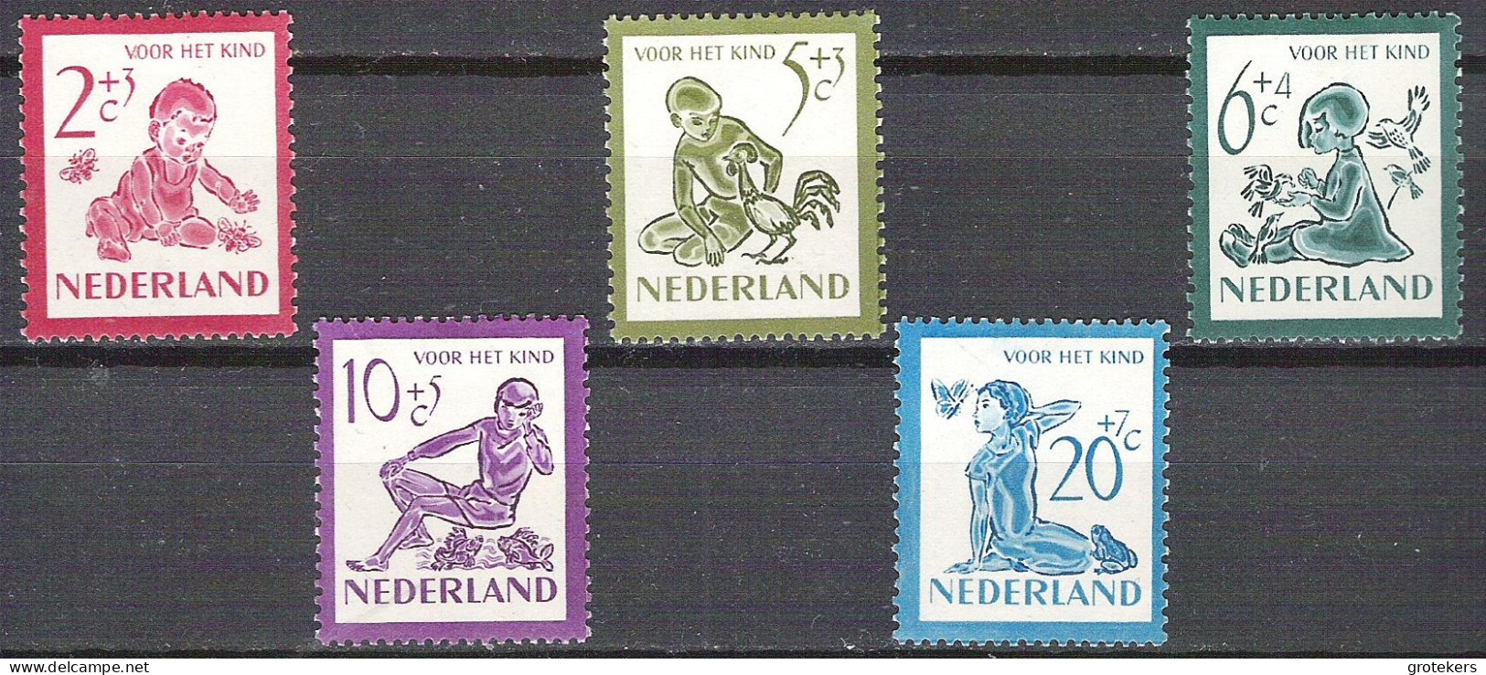 NEDERLAND NVPH 563/567 * (Yvert 549/553) - Ongebruikt