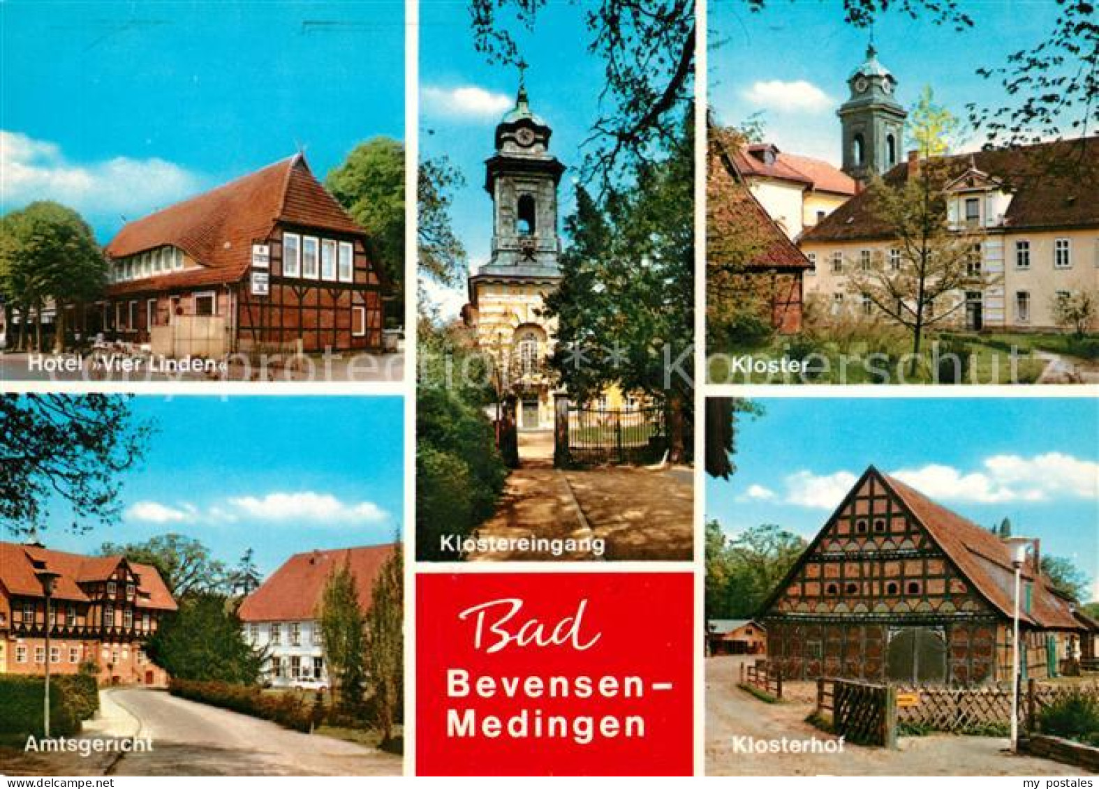 73232514 Medingen Bad Bevensen Hotel Vier Linden Kloster Klostereingang Amtsgeri - Bad Bevensen