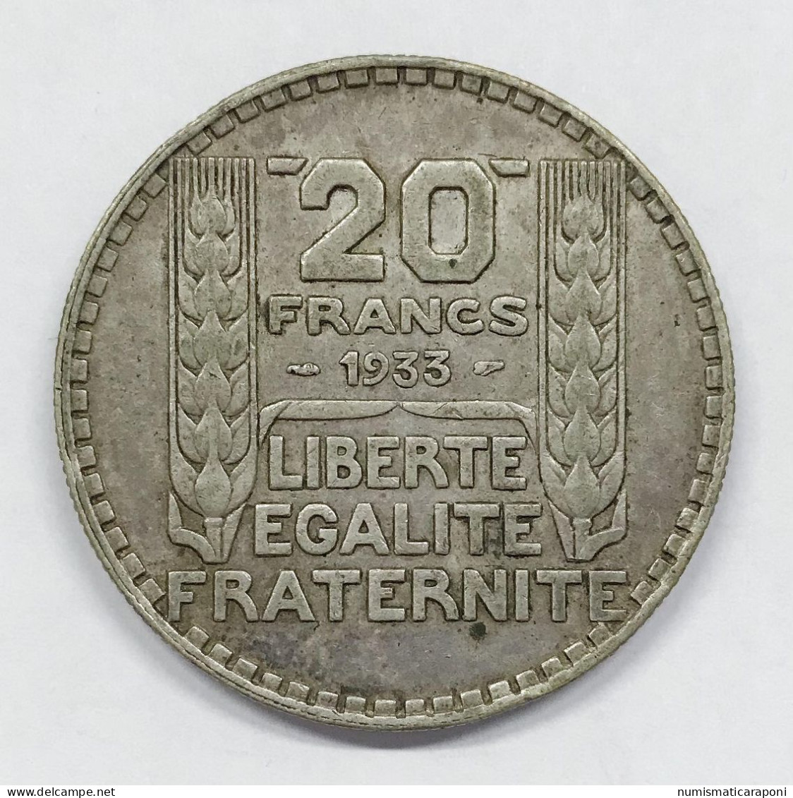 Francia France 20 Francs 1933 Turin E.1447 - 20 Francs