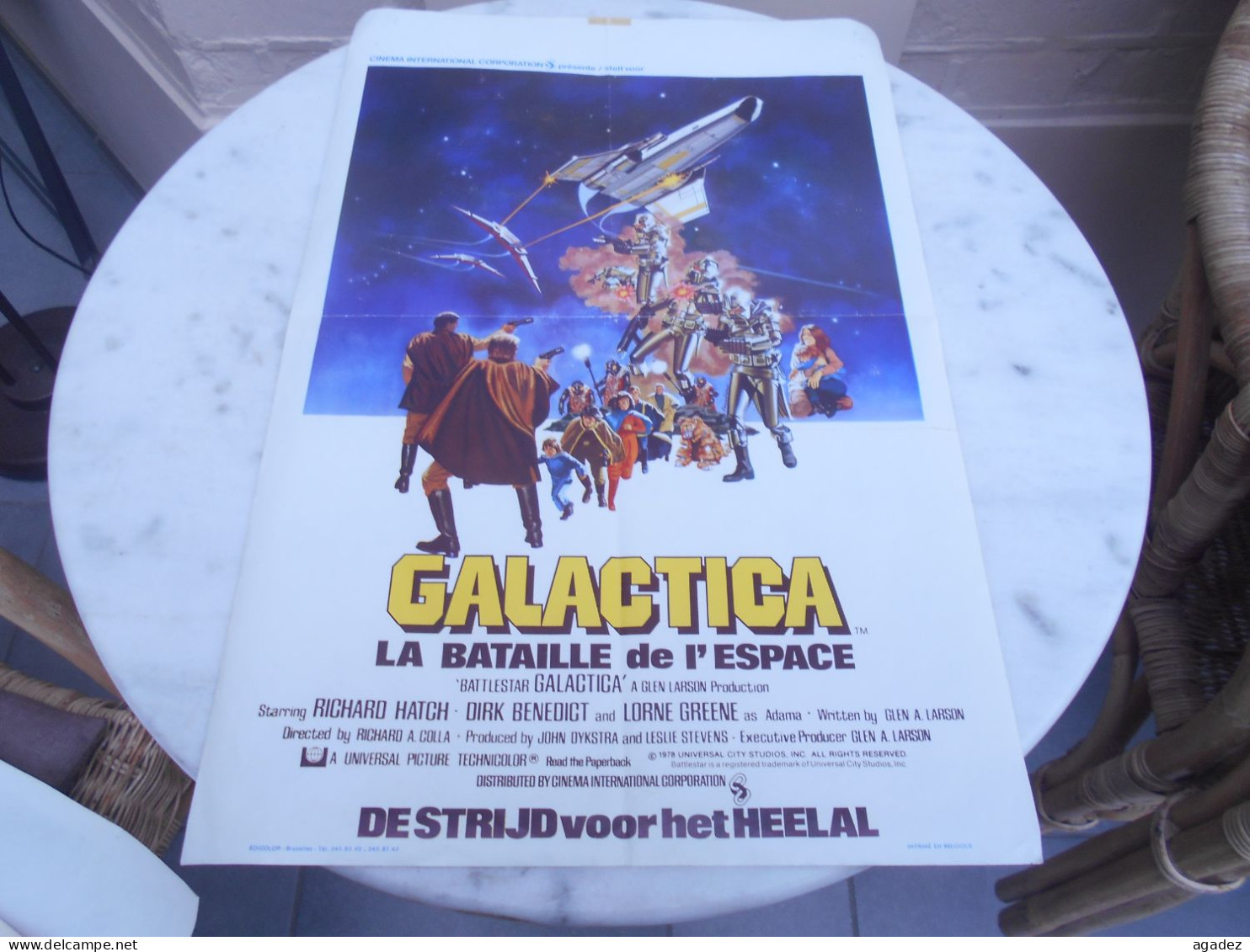 Ancienne Affiche Cinema Film "Galactica" - Affiches