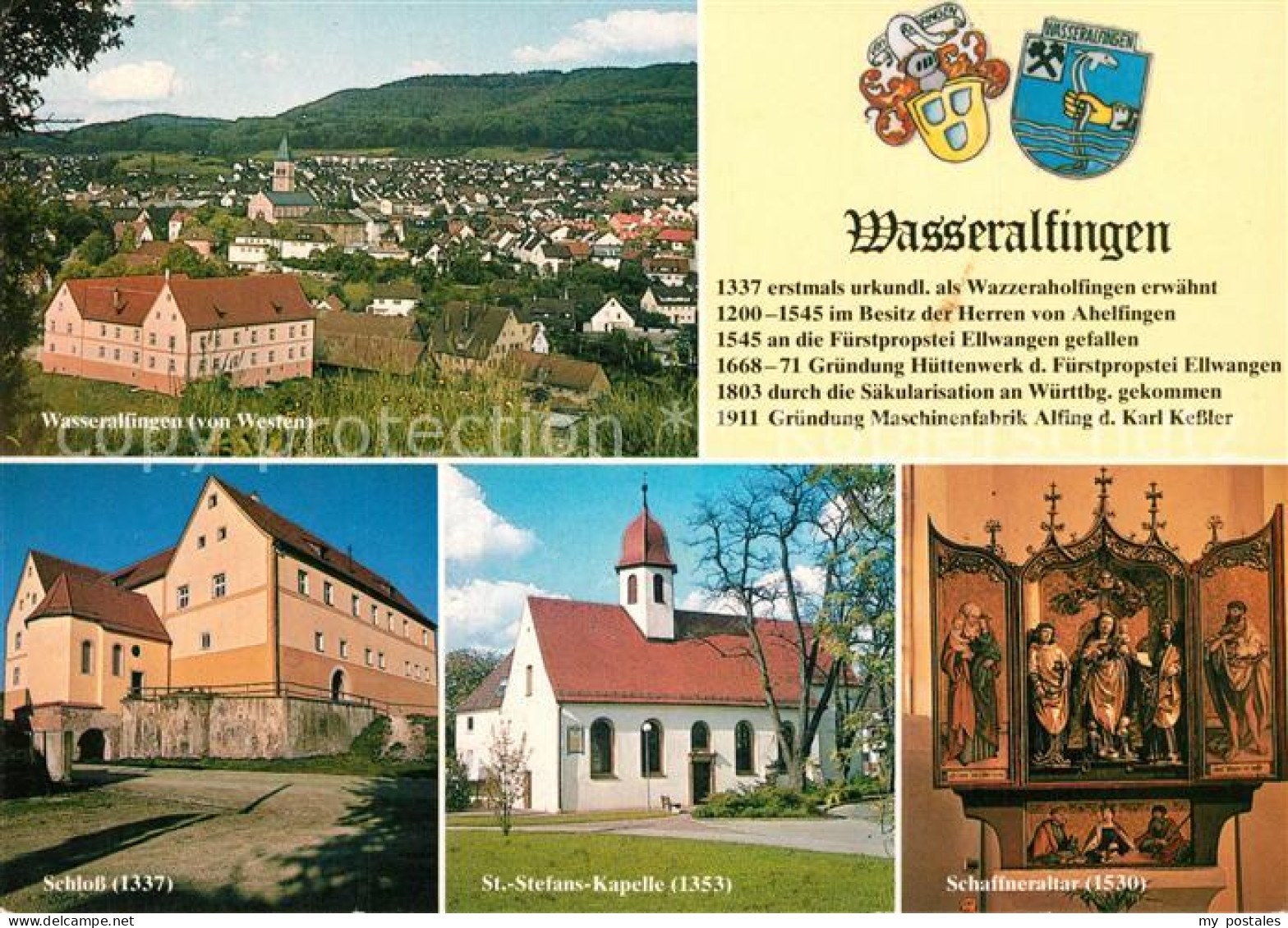 73231669 Wasseralfingen Schloss St-Stefans-Kapelle  Wasseralfingen - Aalen