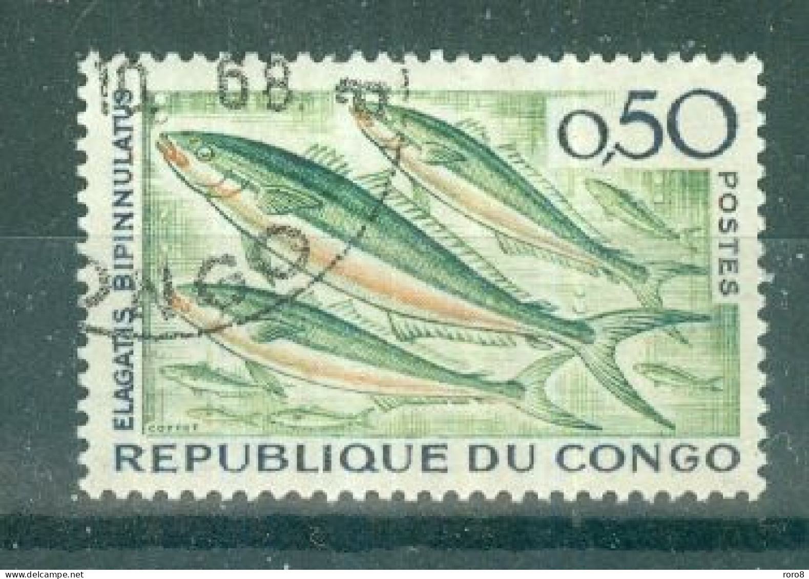 REPUBLIQUE DU CONGO - N°142 Oblitéré - Poissons Et Céphalopode Abyssaux.. - Gebraucht