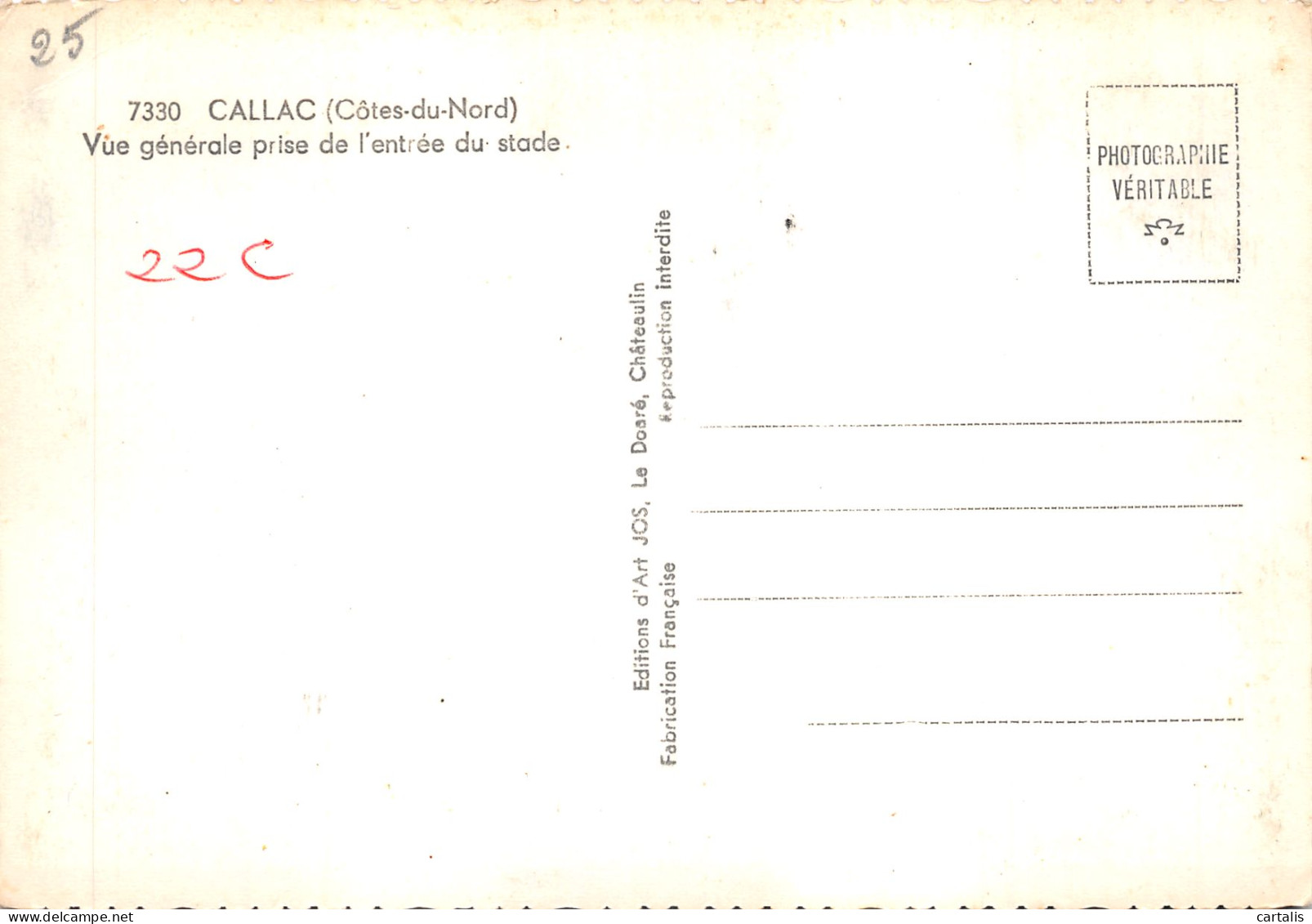 22-CALLAC-N°4505-D/0321 - Callac