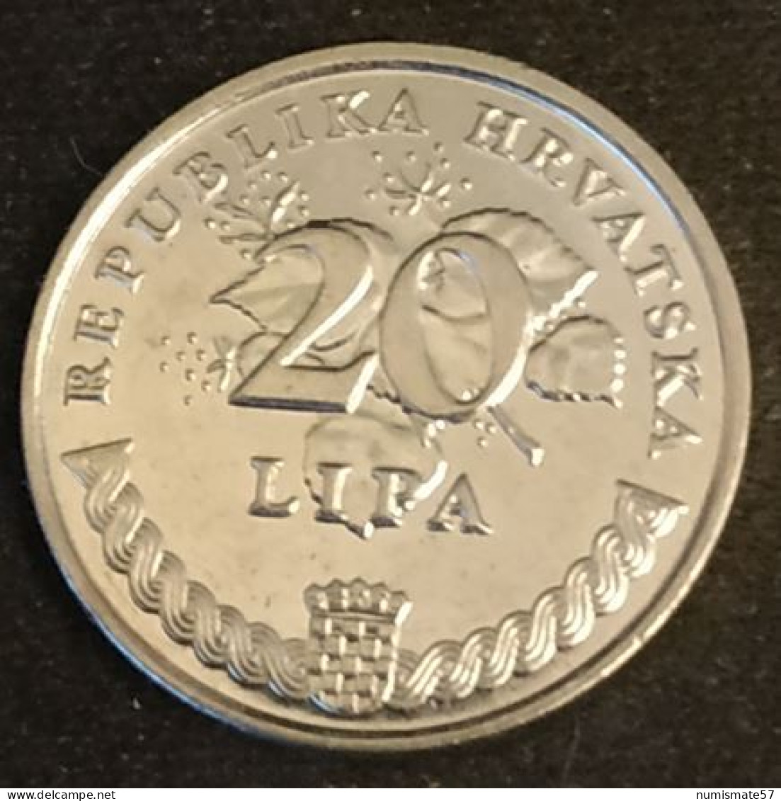 CROATIE - CROATIA - 20 LIPA 2003 - Maslina - KM 7 - Croatia