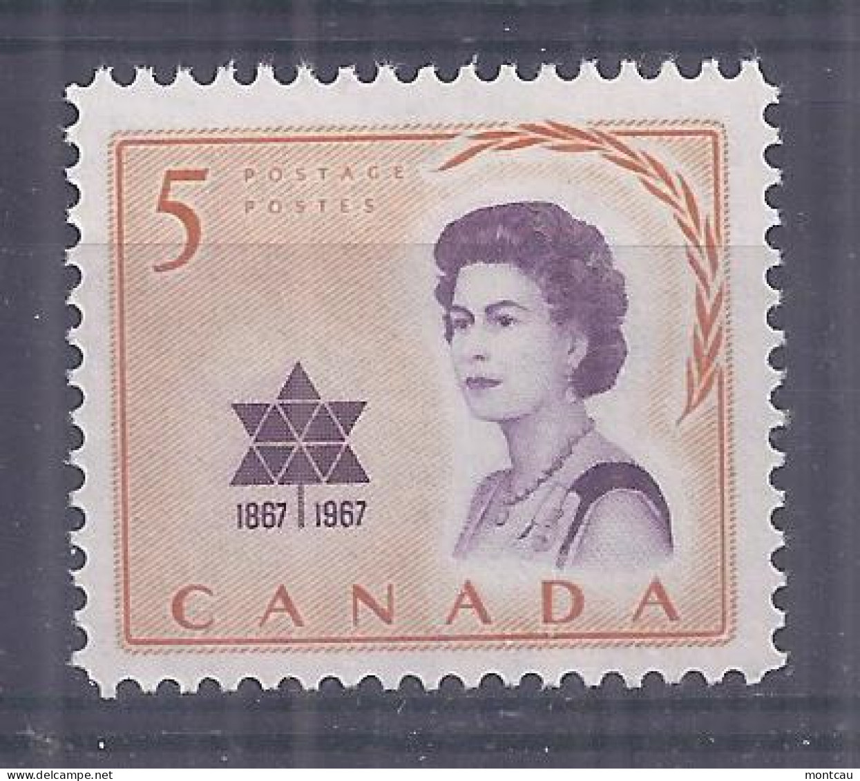 Canada 1967. Visita Real . Sc=471 (**) - Unused Stamps