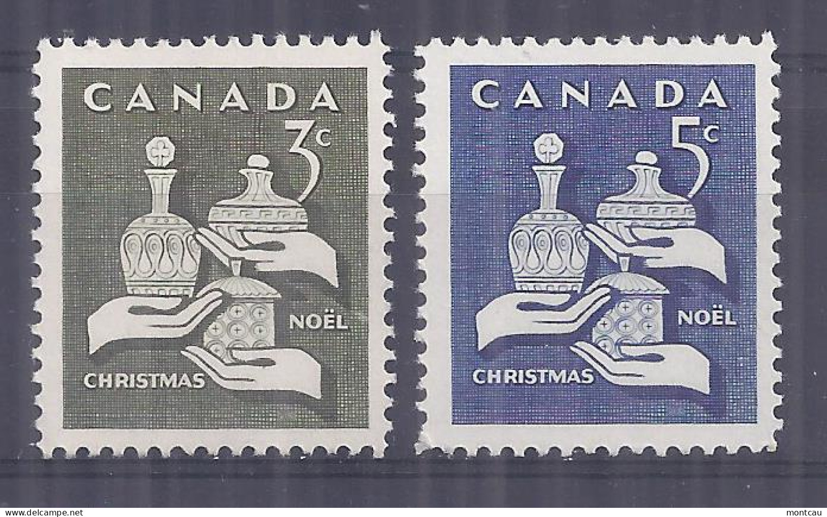 Canada 1965. Navidad . Sc=443-44 (**) - Neufs