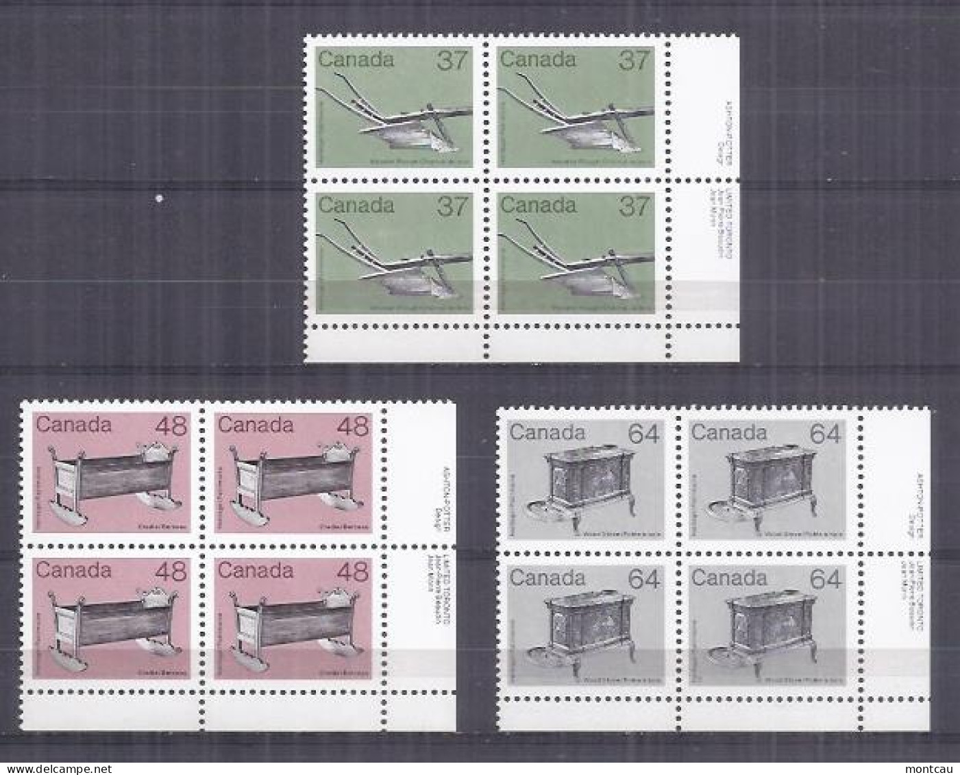 Canada 1983. Patrimonio Nacional . Sc=927-29-32 (**) - Unused Stamps