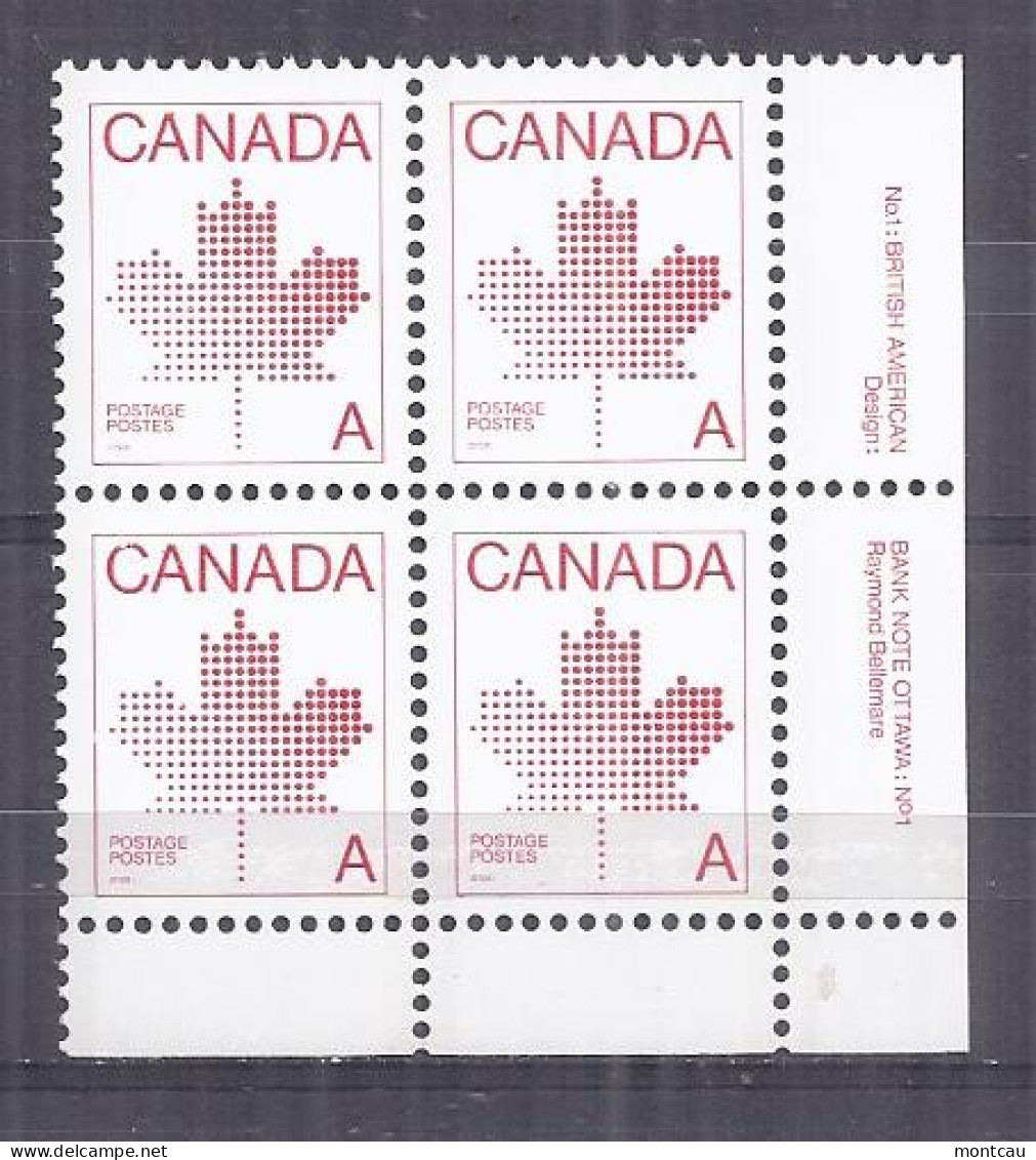 Canada 1981. Emblema . Sc=907 (**) - Unused Stamps