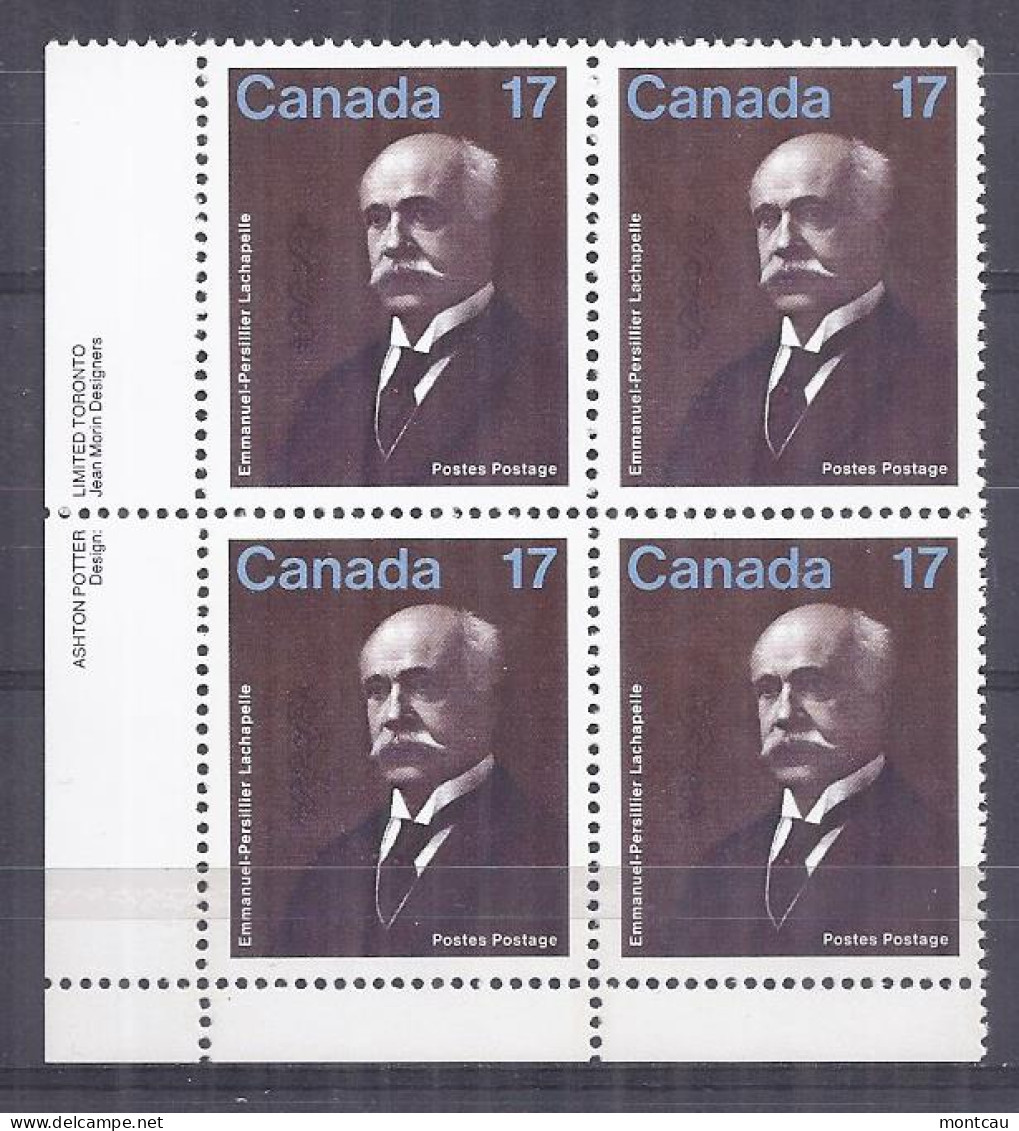 Canada 1980. E. Lachapelle . Sc=877 (**) - Unused Stamps