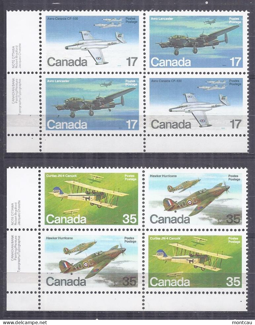 Canada 1980. Aviacion Militar . Sc=874a-76a (**) - Neufs