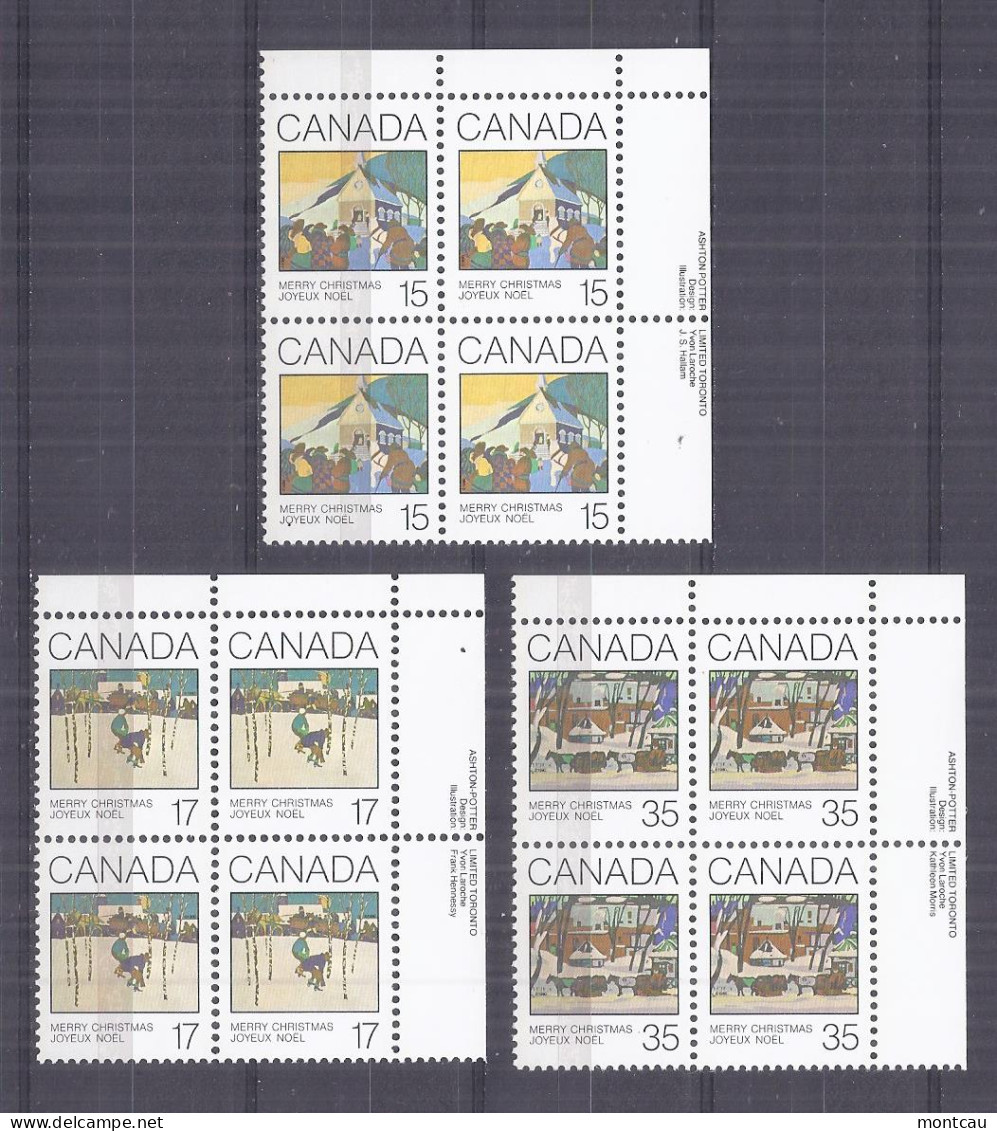 Canada 1980. Navidad . Sc=870-72 (**) - Unused Stamps
