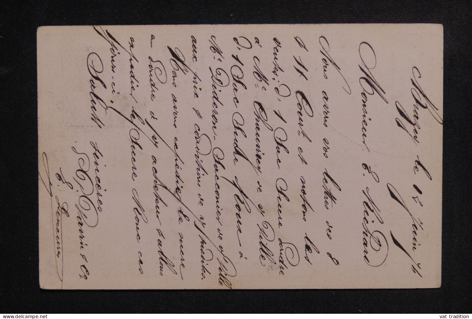 FRANCE - Oblitération De Bureau De Passe Sur Cérès 15ct Sur Carte Précurseur De Brazey En 1874 Pour Dijon - L 150367 - Vorläufer