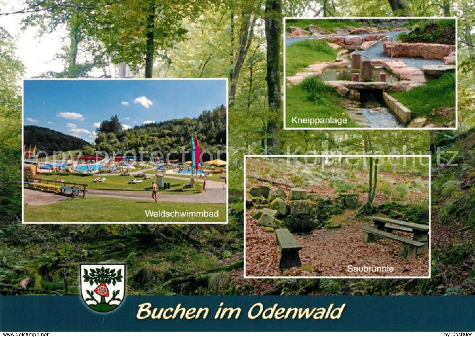 73231156 Buchen Baden Waldschwimmbad Kneippanlage Saubr?nnle Buchen Baden - Buchen