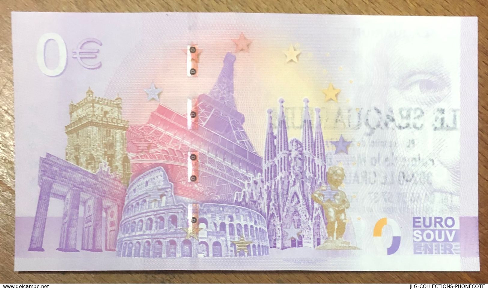 2022 SEAQUARIUM LE GRAU-DU-ROI & TAMPON DU SITE BILLET 0 EURO SOUVENIR 0 EURO SCHEIN BANKNOTE PAPER MONEY BILLETE - Essais Privés / Non-officiels