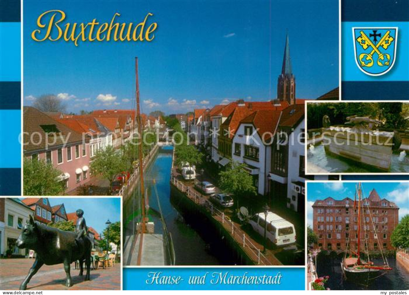 73231141 Buxtehude Hafen Denkmal Kirche Kanal Buxtehude - Buxtehude