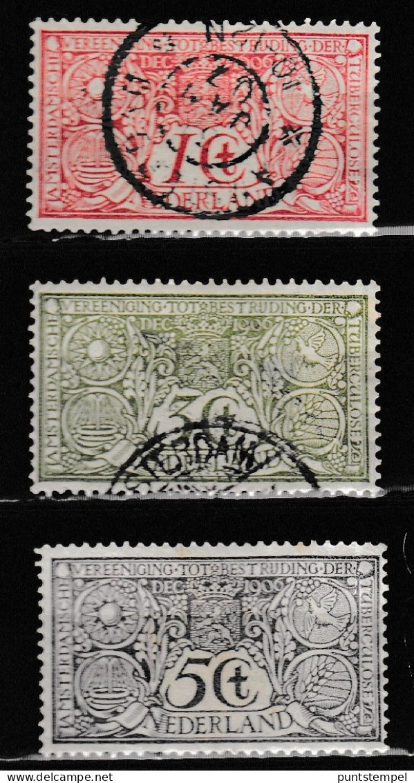NVPH 84/86 Gebruikt Zie Scan Voor Kwaliteit - Used Stamps