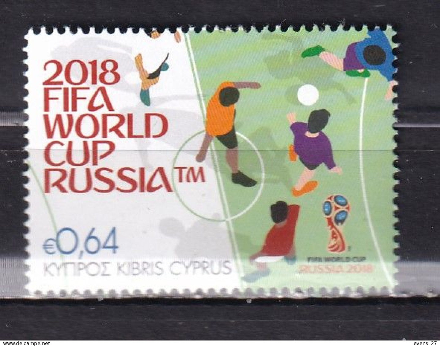 CYPRUS-2018-WORLD CUP RUSSIA-MNH - 2018 – Rusland