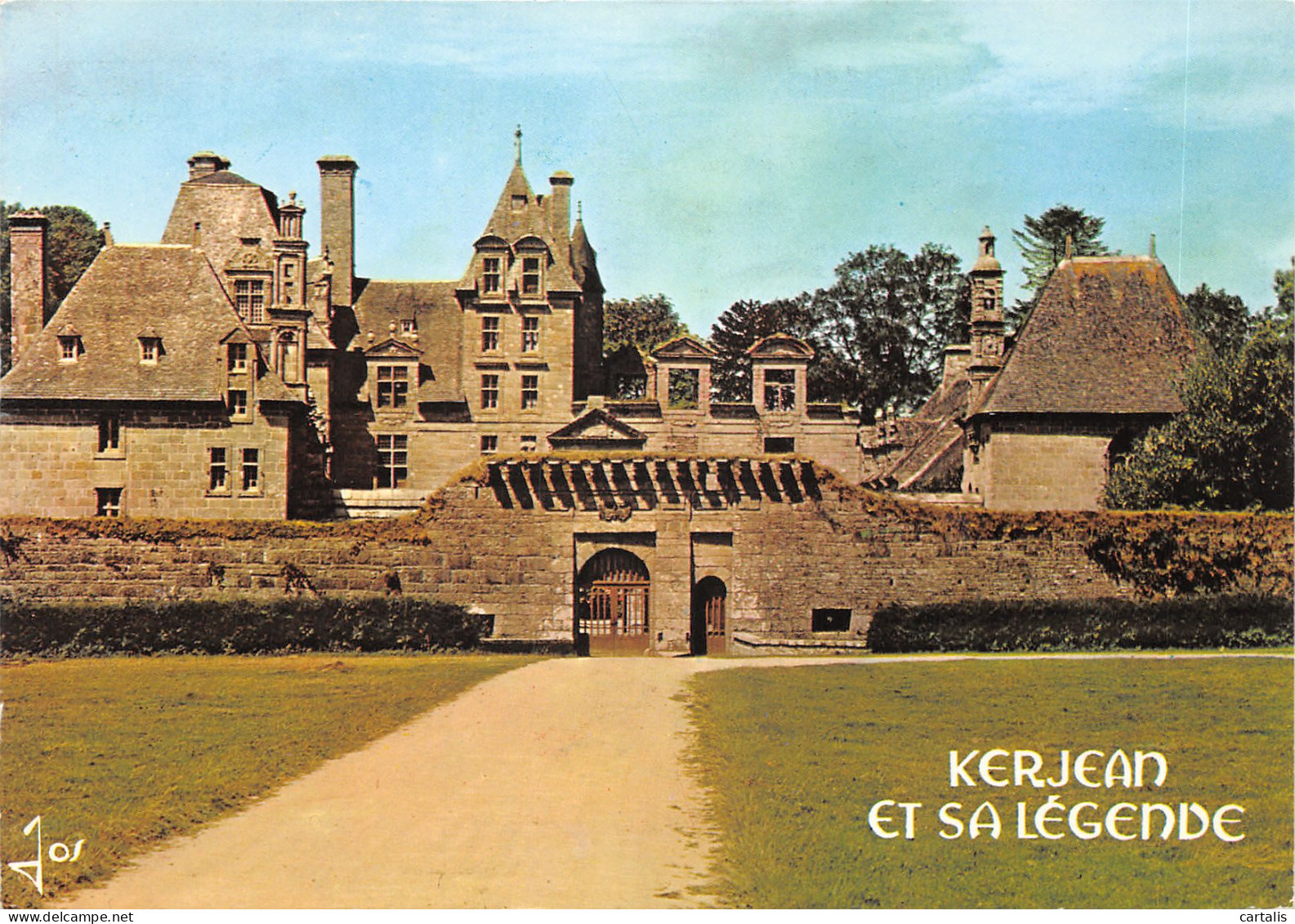 29-SAINT VOUGAY-CHÂTEAU DE KERJEAN-N°4509-B/0049 - Saint-Vougay