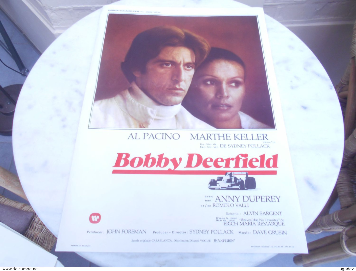 Ancienne Affiche Cinema Film " Bobby Deerfield " - Affiches