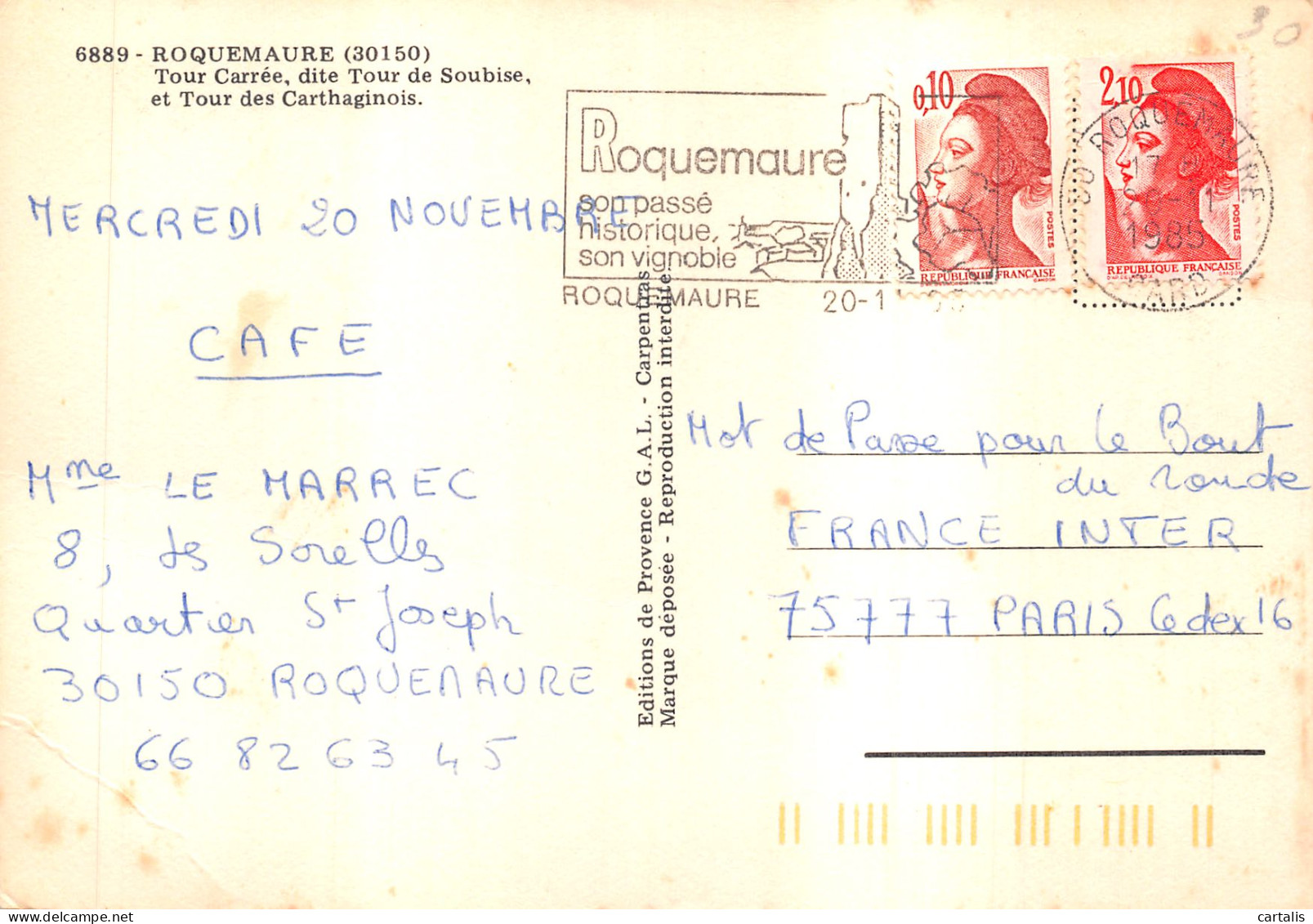 30-ROQUEMAURE-N°4511-B/0259 - Roquemaure