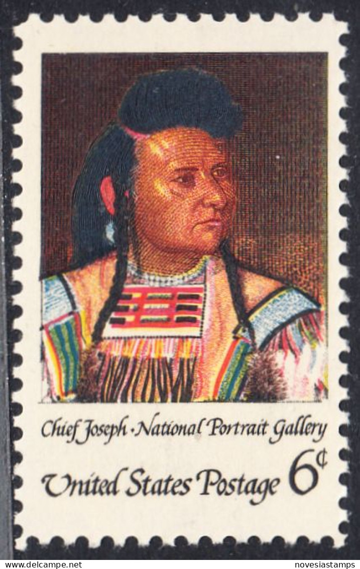 !a! USA Sc# 1364 MNH SINGLE -Chief Joseph - Nuovi
