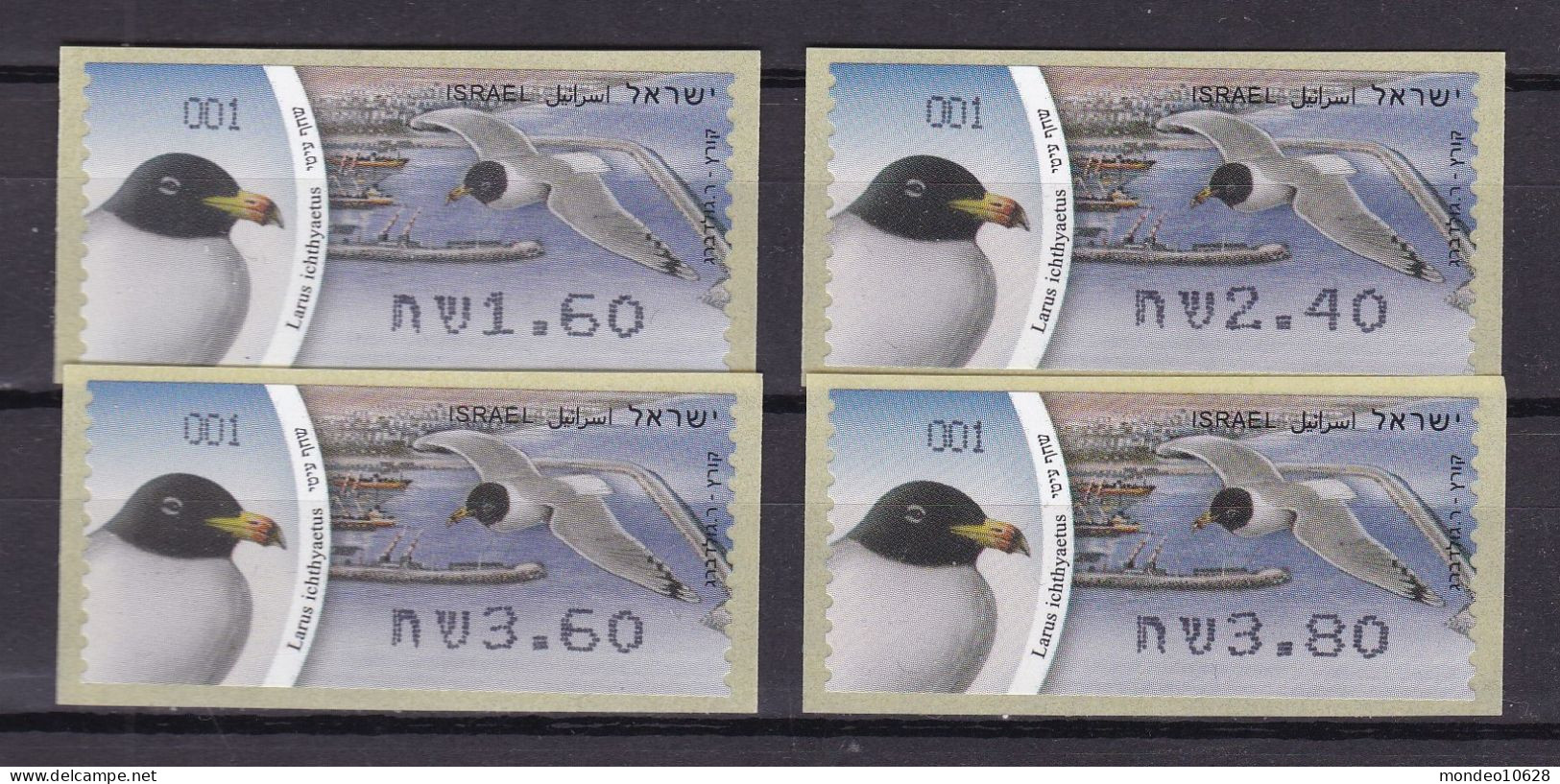 ATM Israel-Ausgabe 14.06.2010-Seeschwalbe-Automat 001 (124) - Franking Labels
