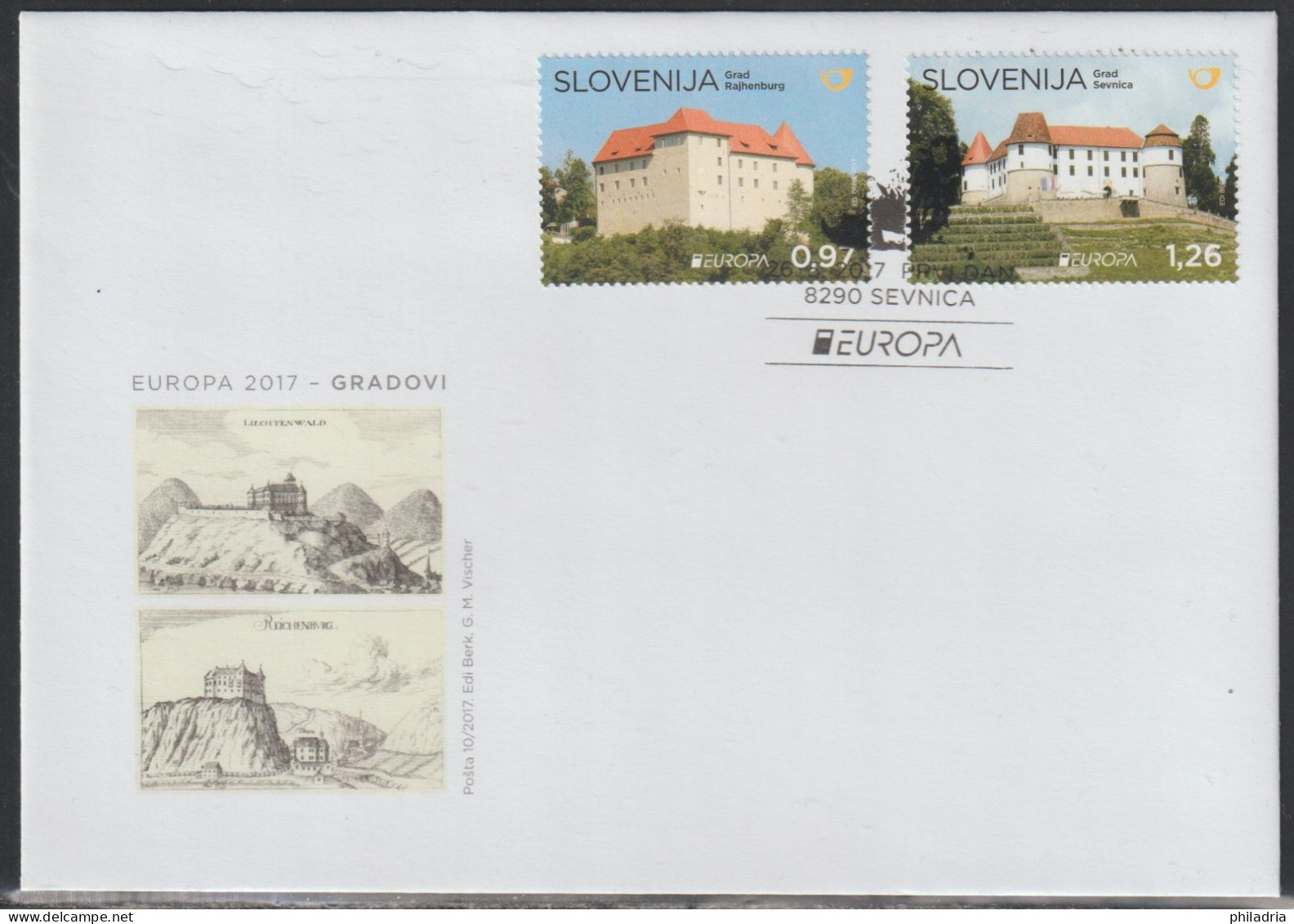 Slovenia, 2017, Europa, FDC - 2017