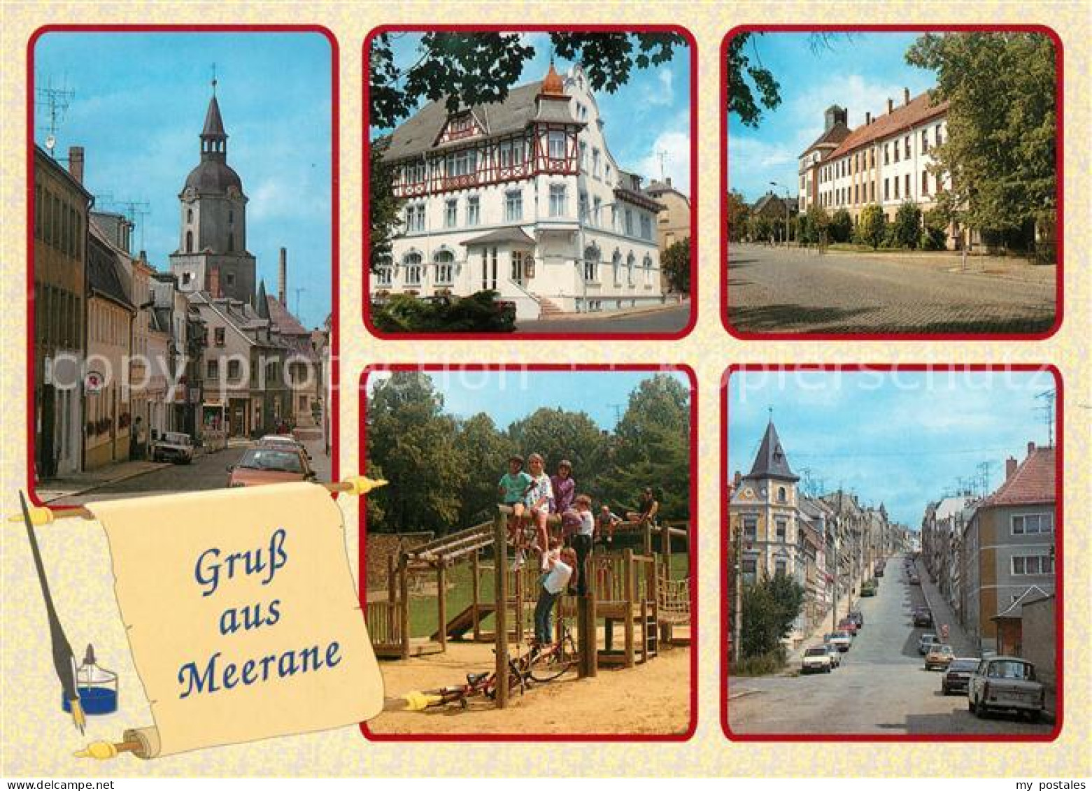 73230859 Meerane Lindenschule Parkhotel Spielplatz Steile Wand Meerane - Meerane