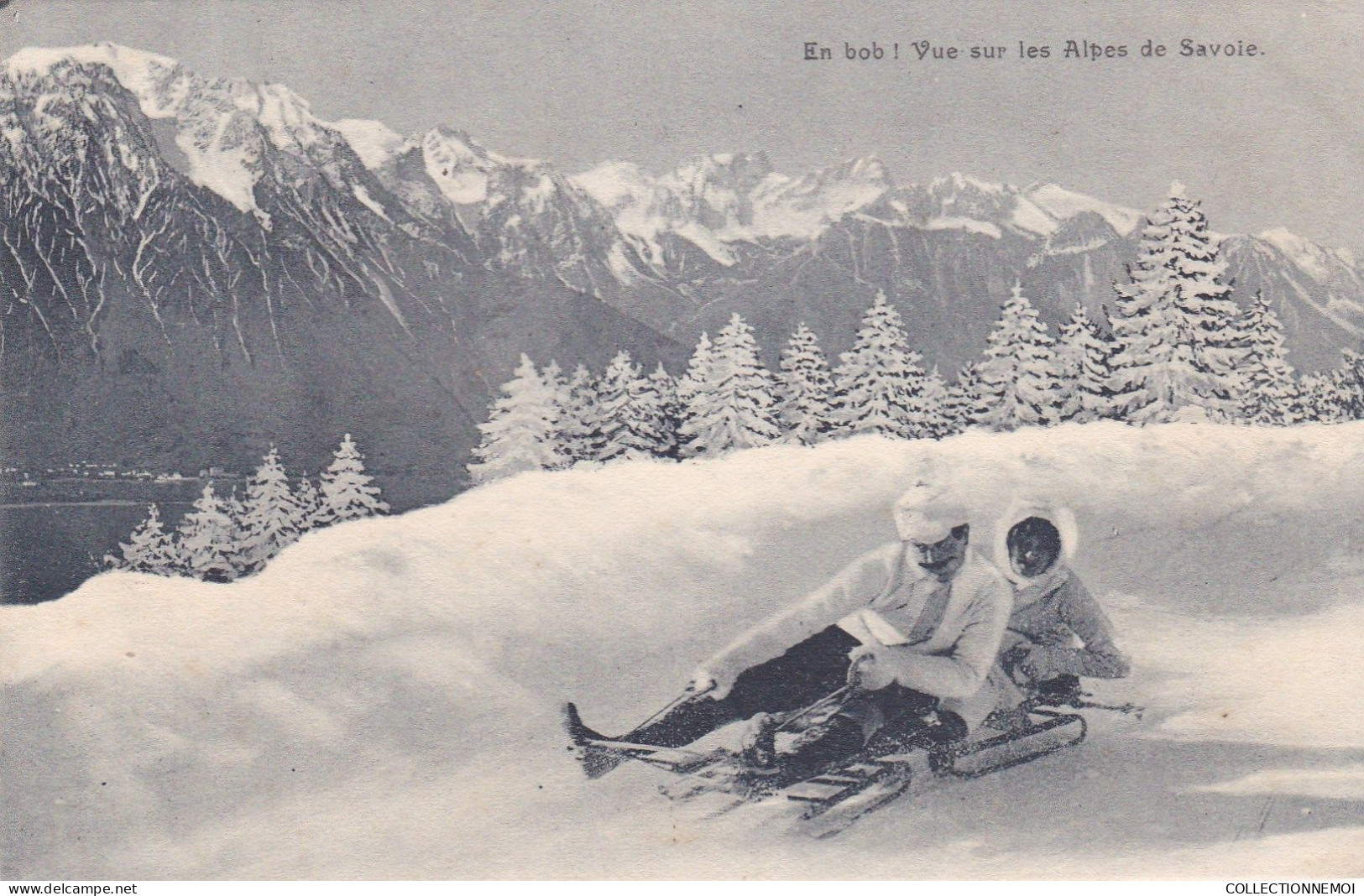 Course De Bobsleigh ,2 Cartes - Sport Invernali