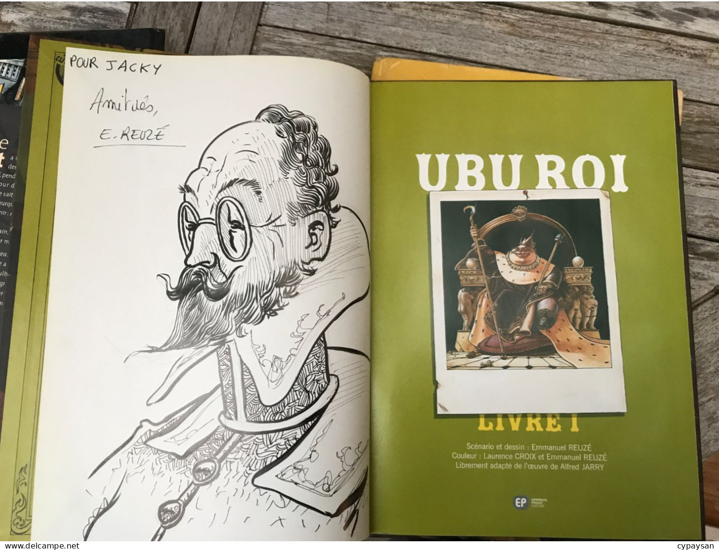 Ubu Roi 1 Livre 1 EO DEDICACE BE Proust 09/2002 Reuzé (BI3) - Autographs