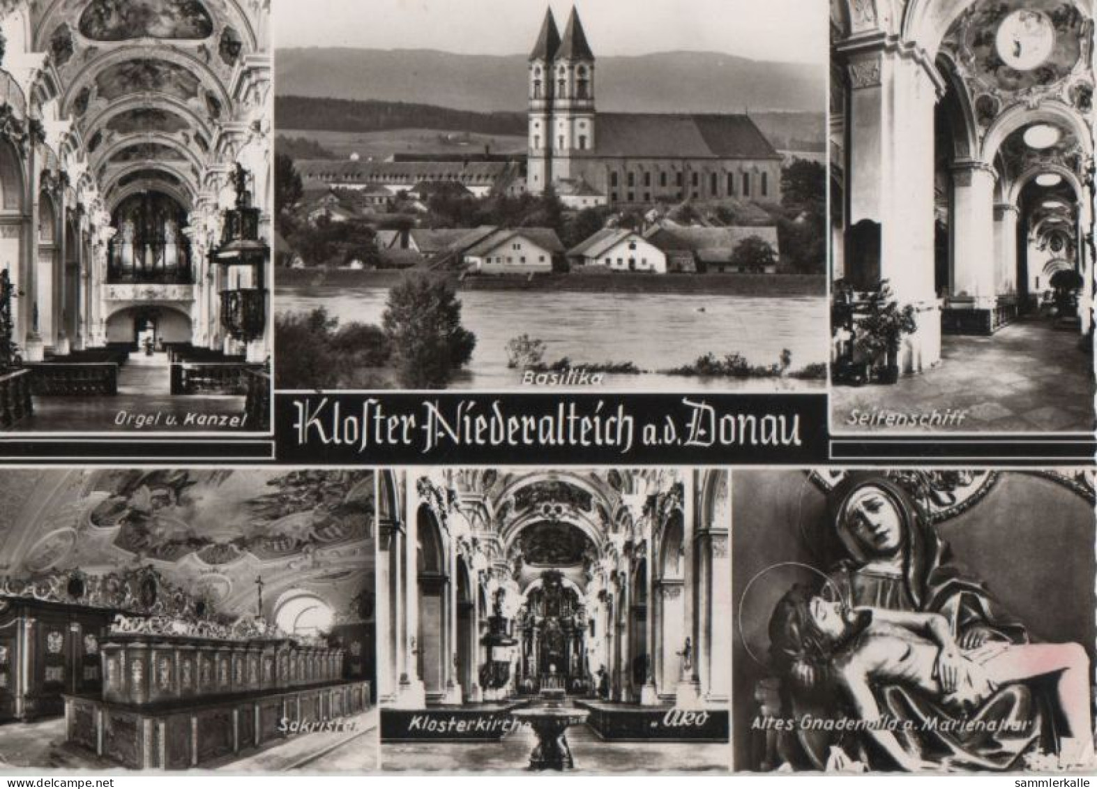 77493 - Niederalteich - Kloster, U.a. Seitenschiff - 1970 - Deggendorf