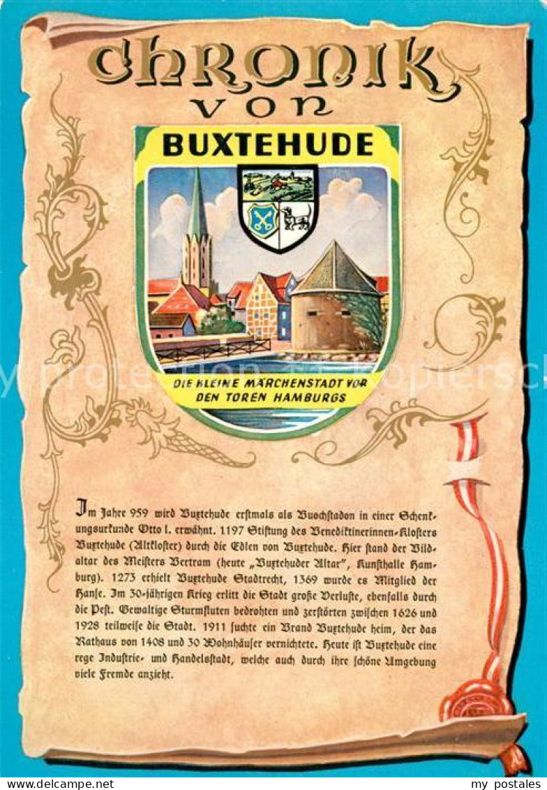 73230436 Buxtehude Chronik Wappen Siegel Buxtehude - Buxtehude
